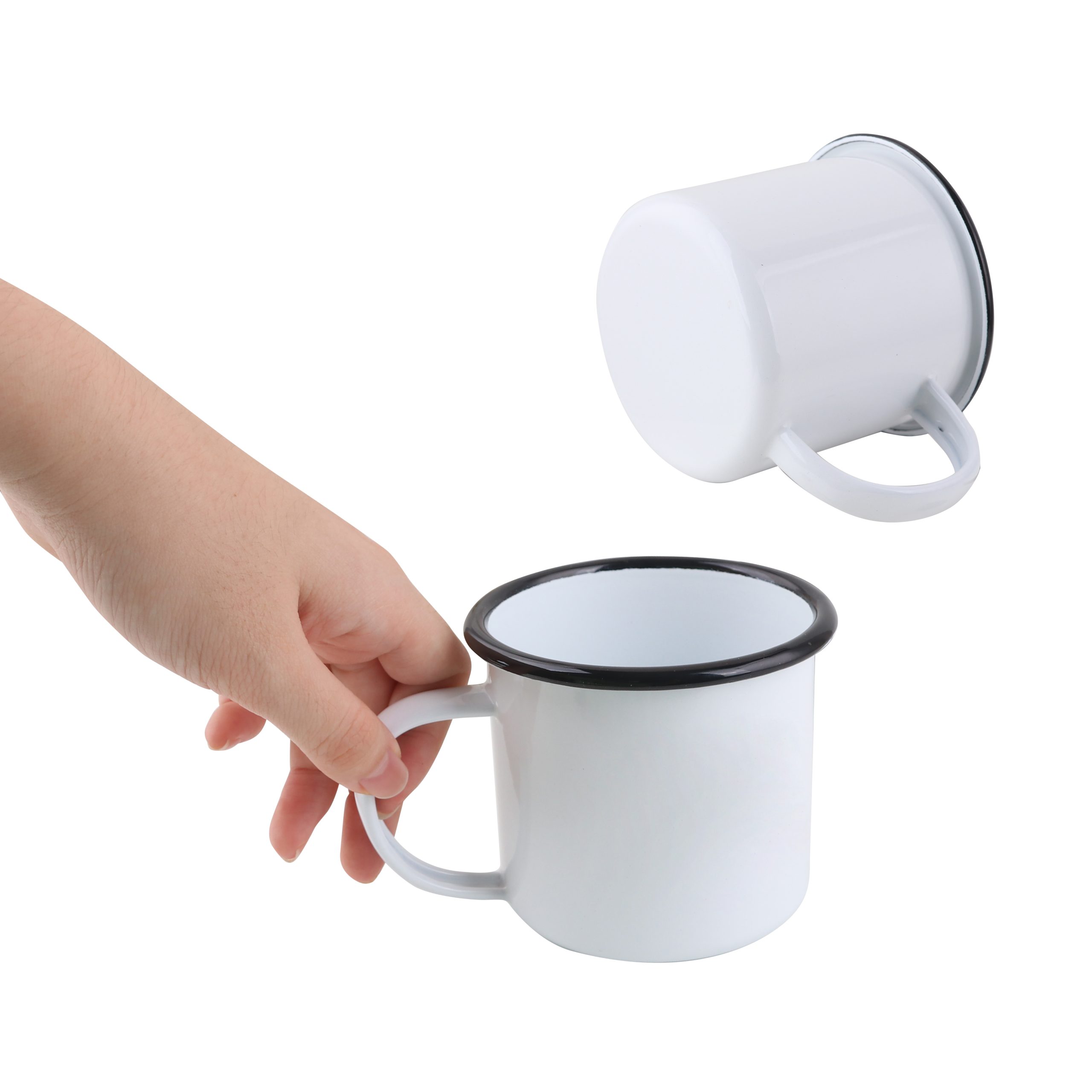 350ml Enamel Camping Mug - Image 3