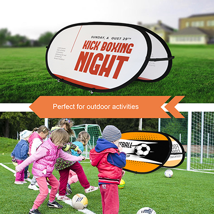 Oval Shaped Pop Up Banners (Large) - Image 9