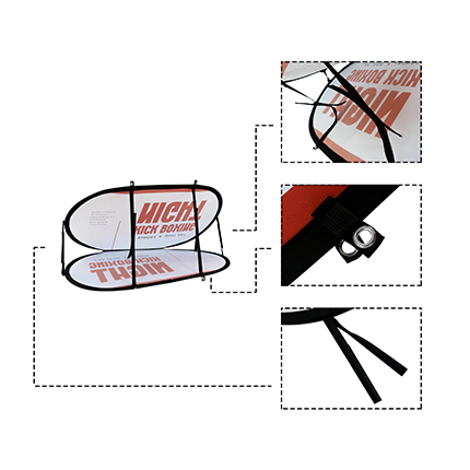 Oval Shaped Pop Up Banners (Large) - Image 4