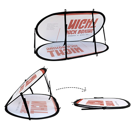 Oval Shaped Pop Up Banners(Medium) - Image 3