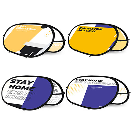 Oval Shaped Pop Up Banners(Medium) - Image 2