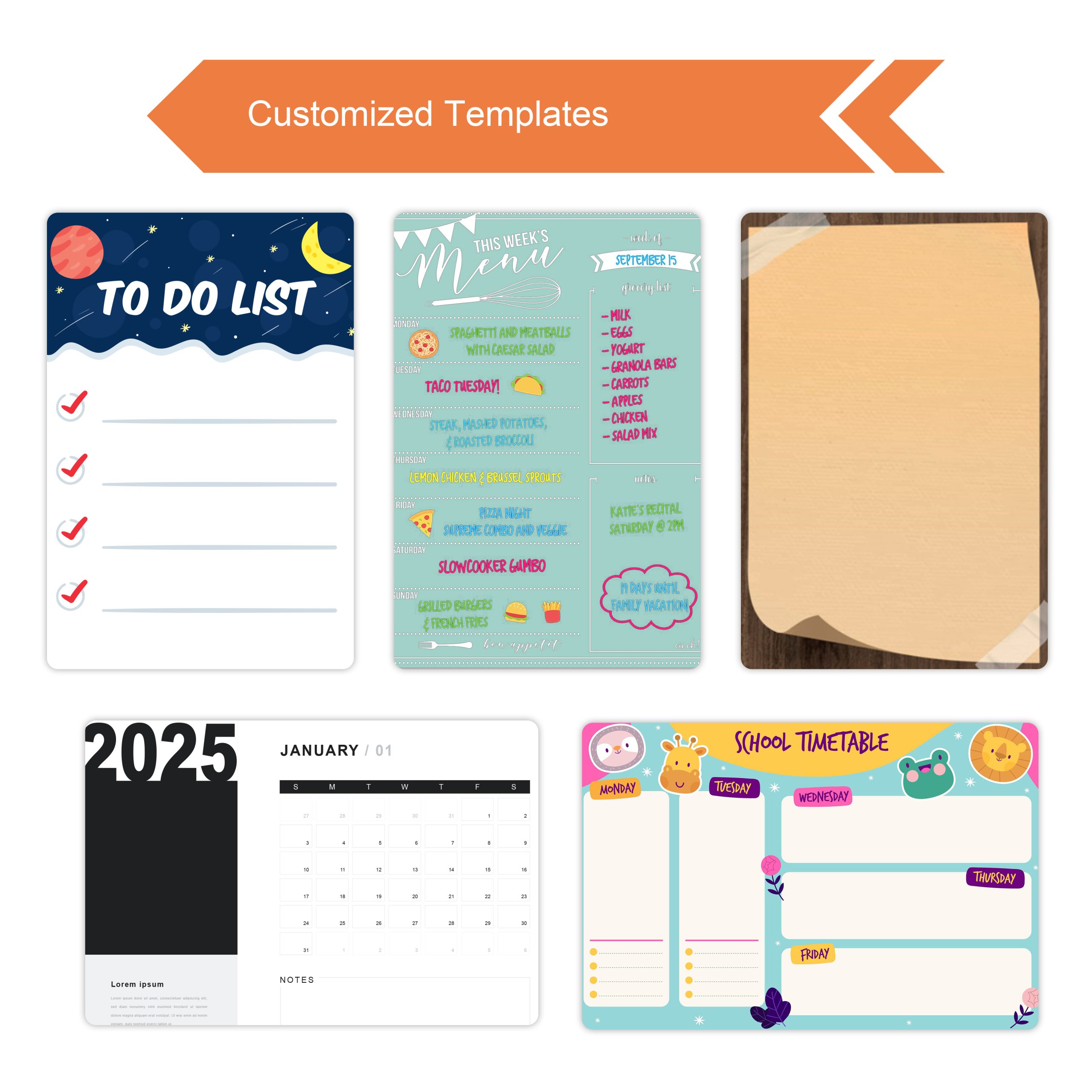 Erasable Magnetic Calendar Planner - Image 7