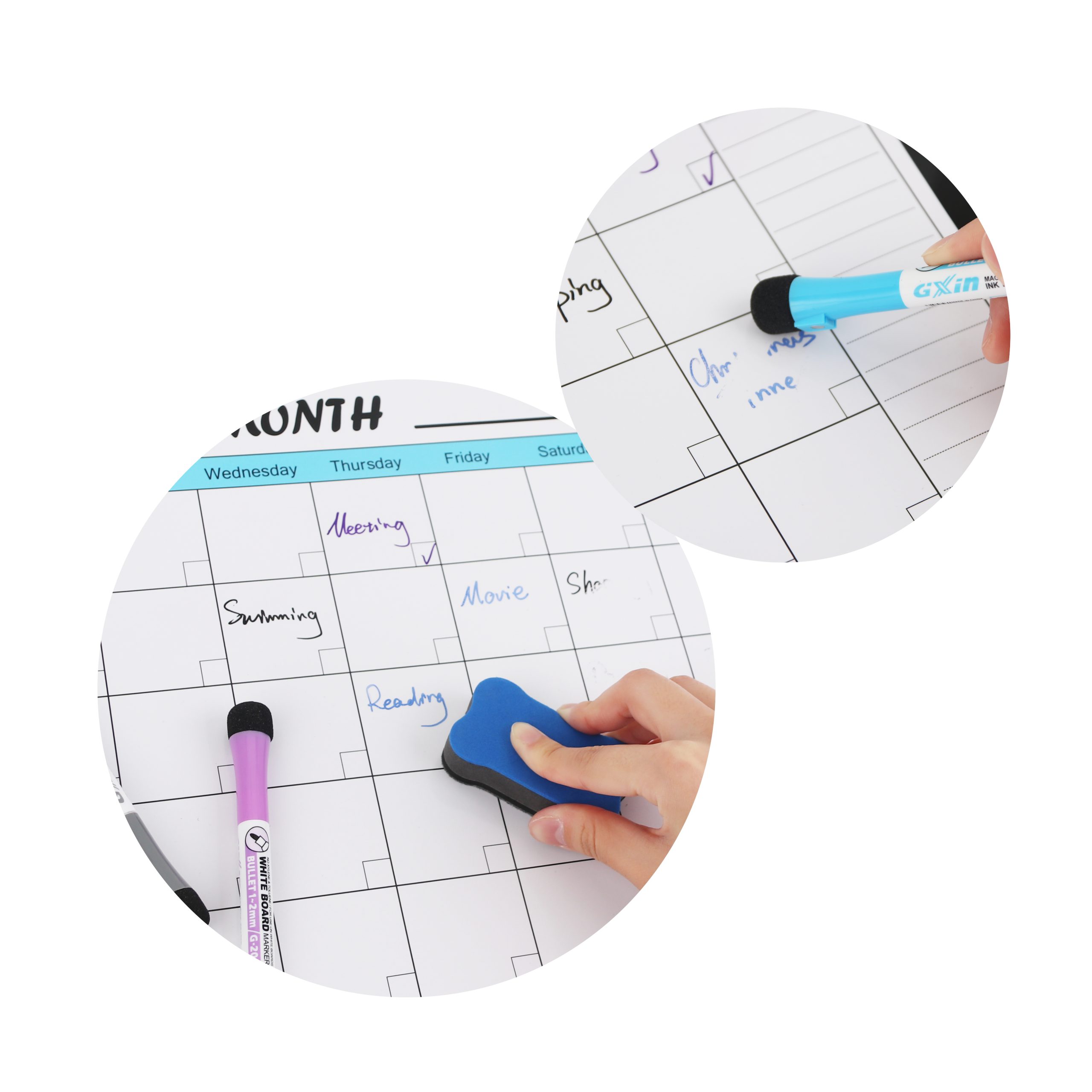 Erasable Magnetic Calendar Planner - Image 4
