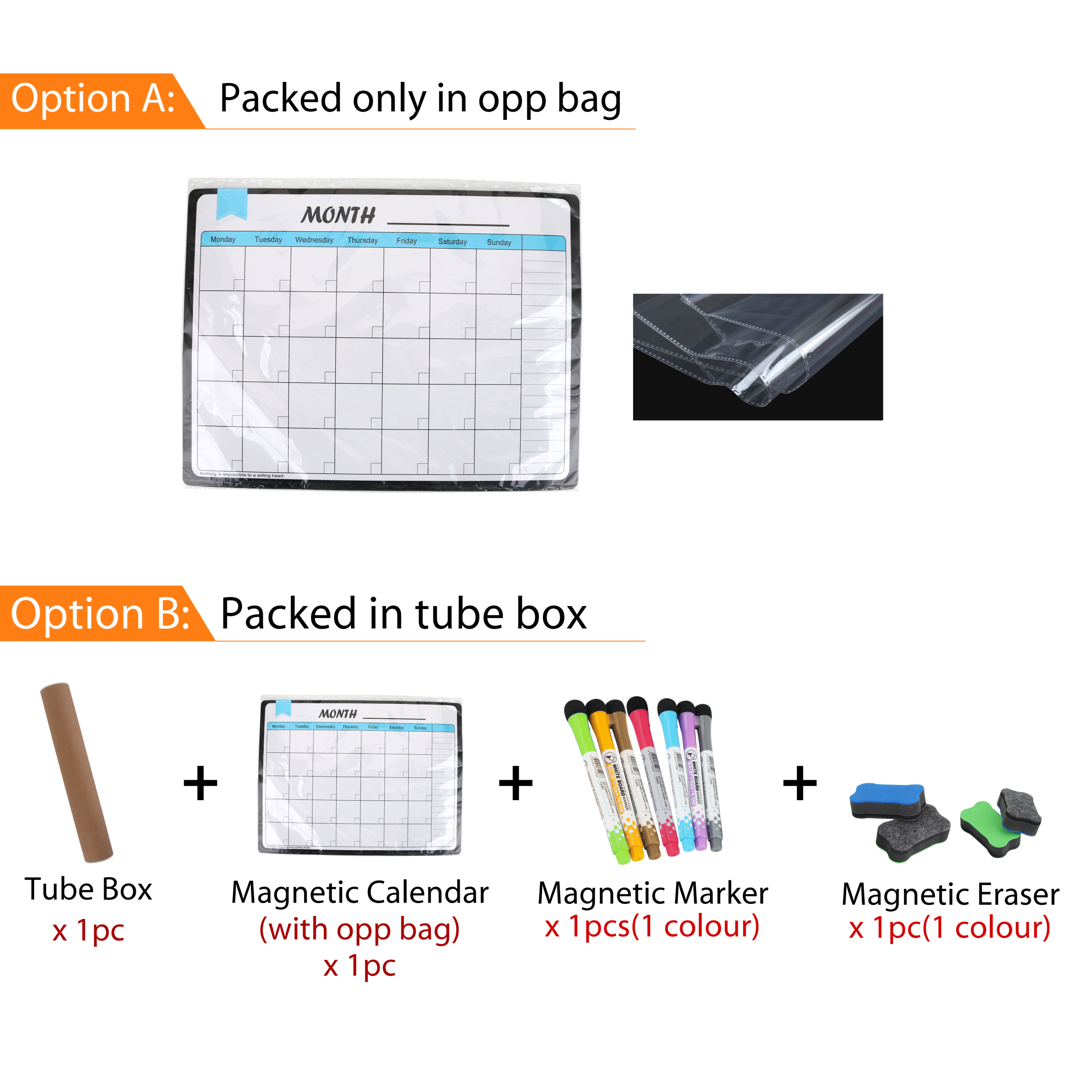Erasable Magnetic Calendar Planner - Image 8