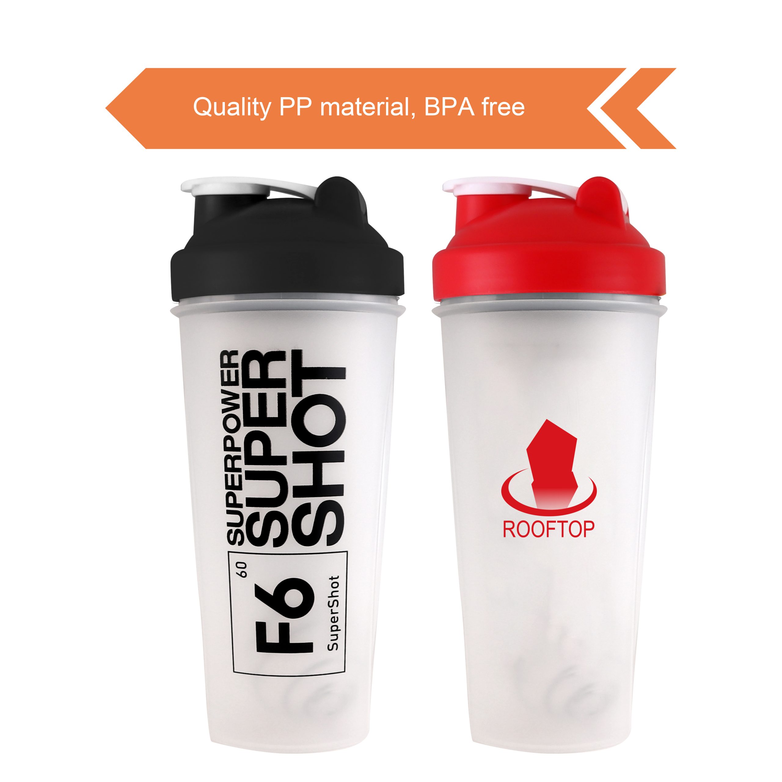 BPA Free Fitness Shaker Bottle 600ml - Image 10