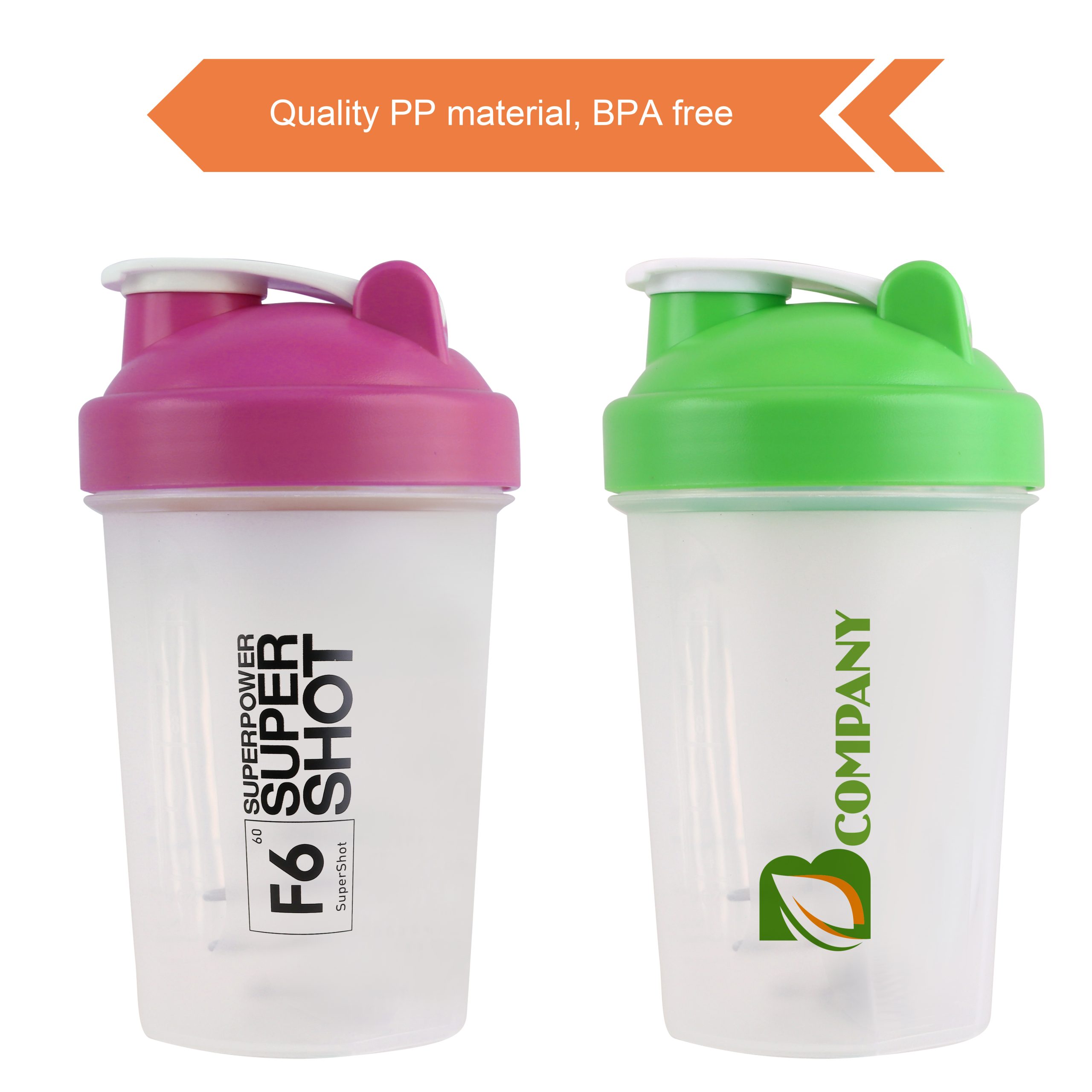 BPA Free Fitness Shaker Bottle 400ml - Image 10
