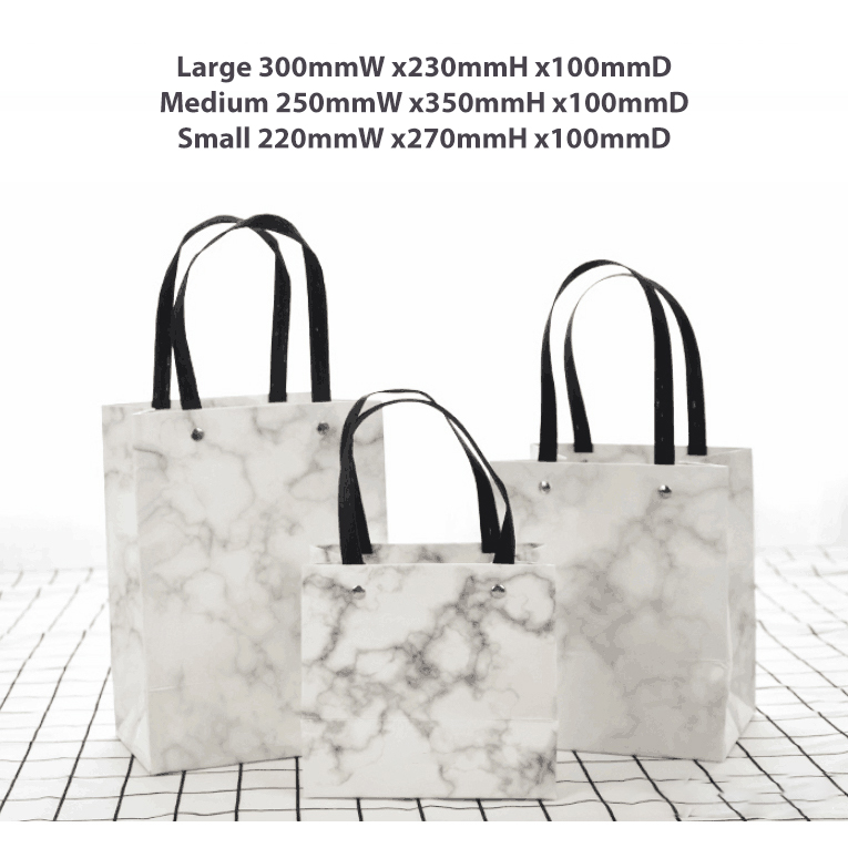 Knitted Handle Bag with Lamination(250x350x100mm) - Image 5