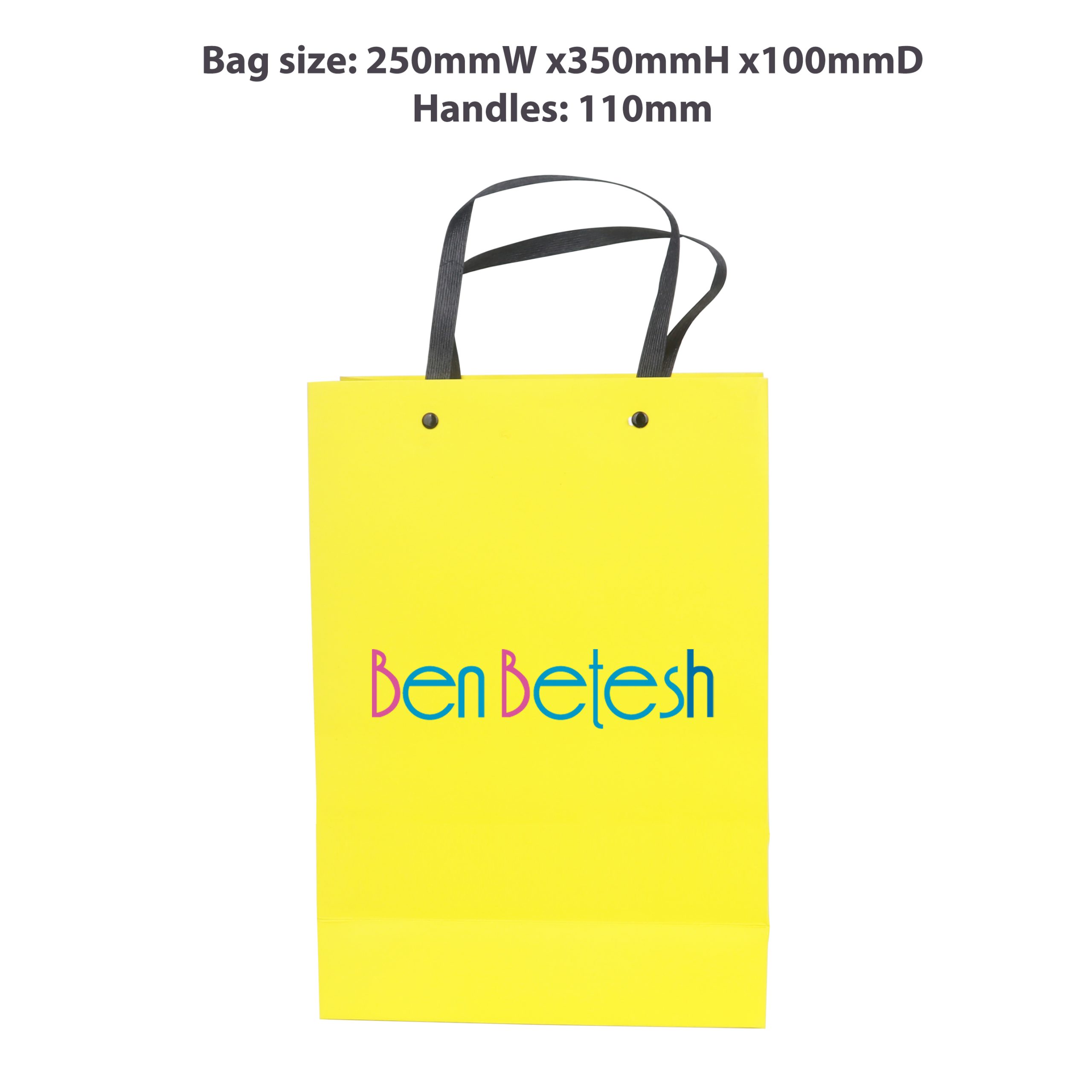 Knitted Handle Bag with Lamination(250x350x100mm) - Image 4