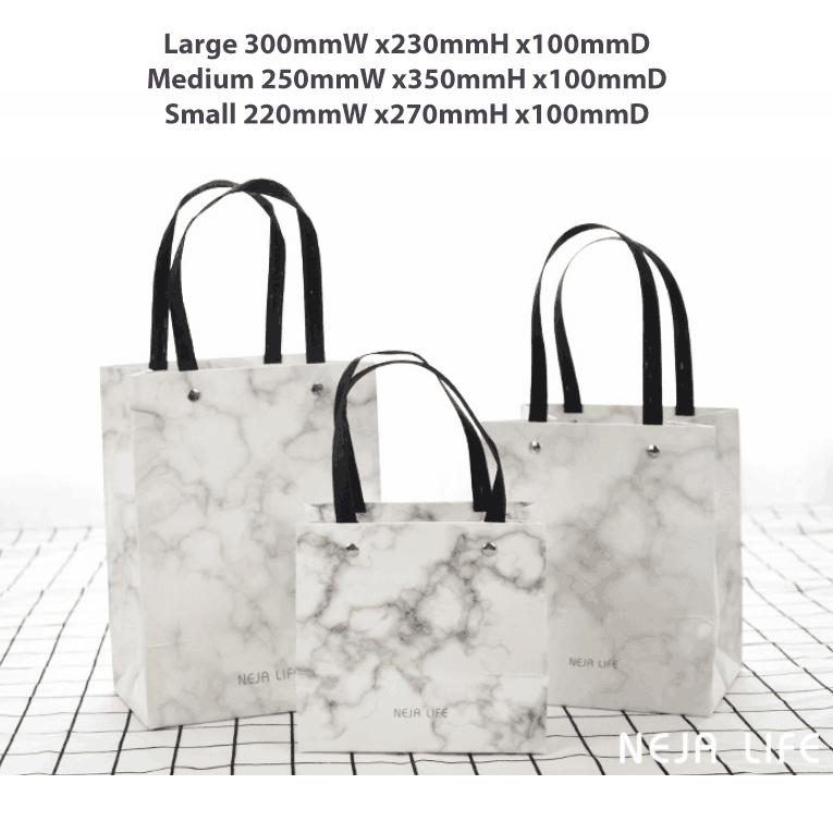 Knitted Handle Bag with Lamination(300x230x100mm) - Image 6