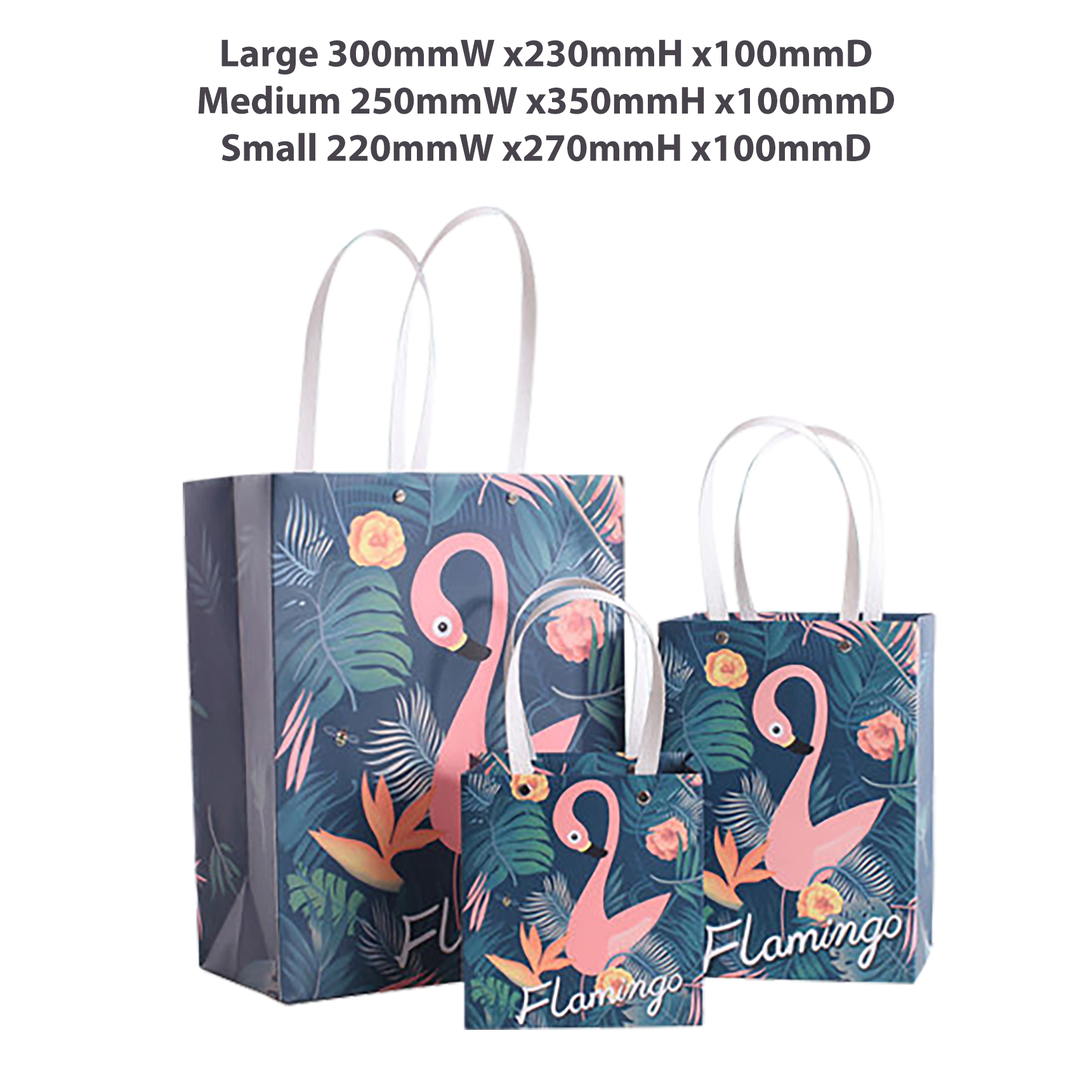Knitted Handle Bag with Lamination(300x230x100mm) - Image 7