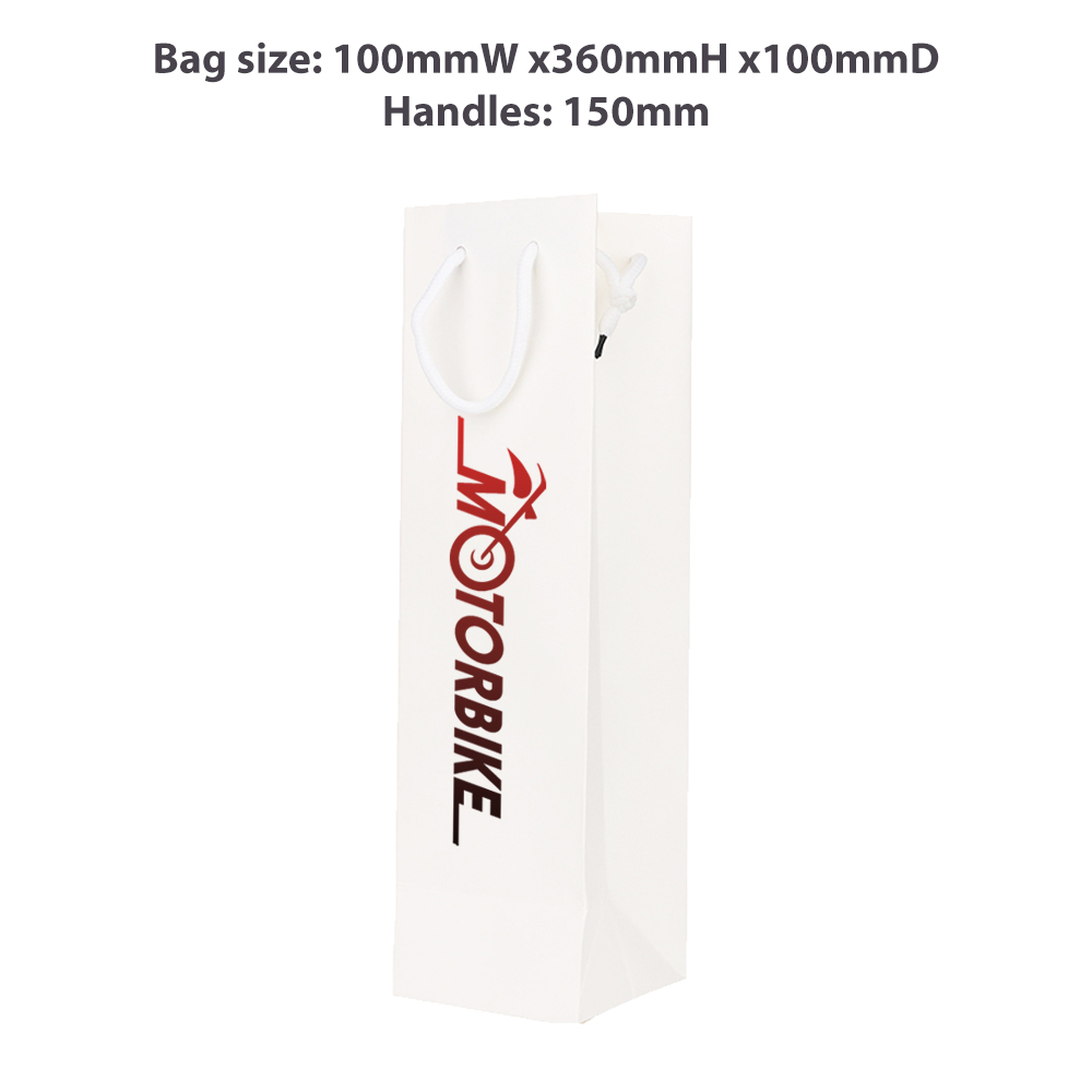 Wine Bottle Paper Bag(100x360x100mm) - Image 10