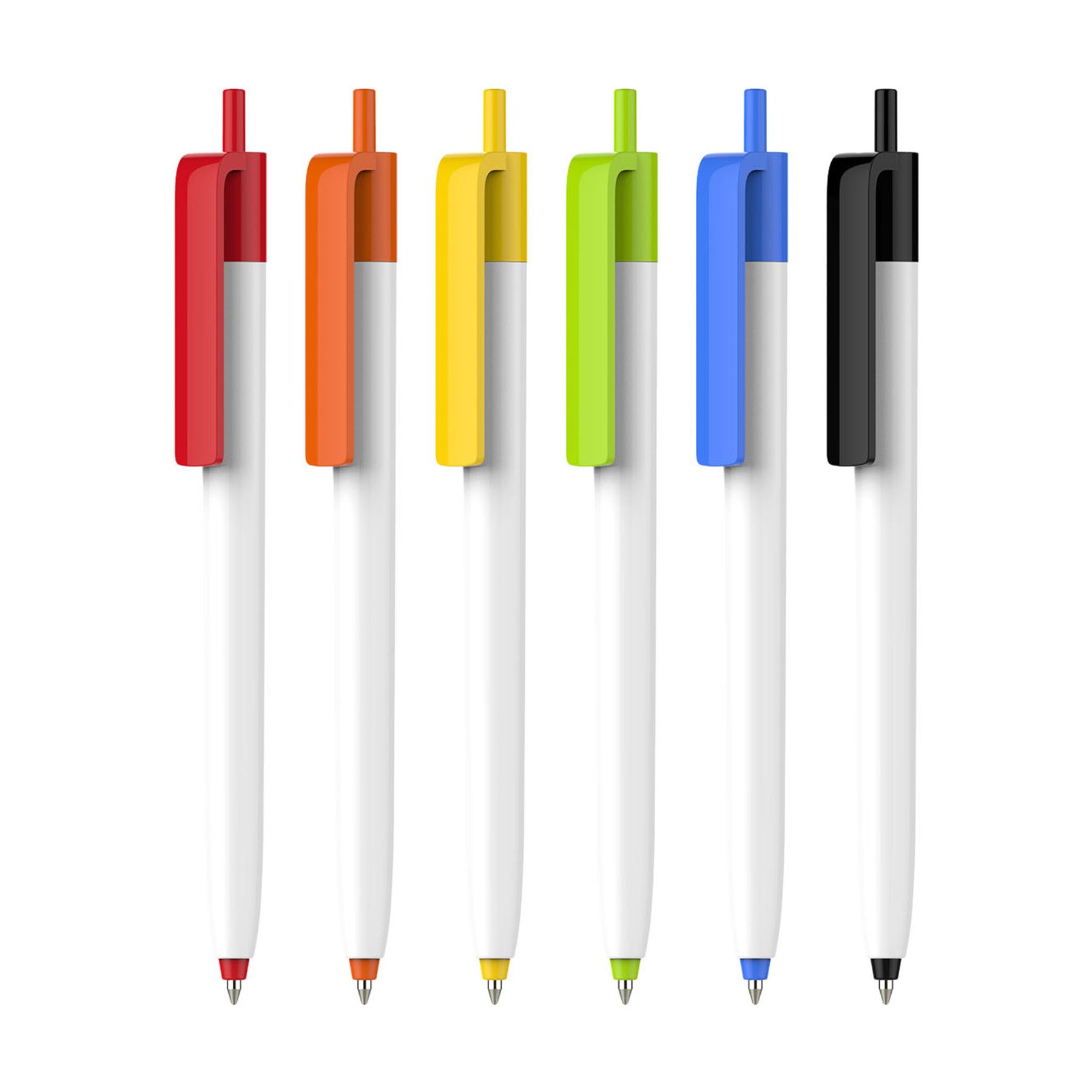 Push Button Pen - Creamy White Barrel - Image 10