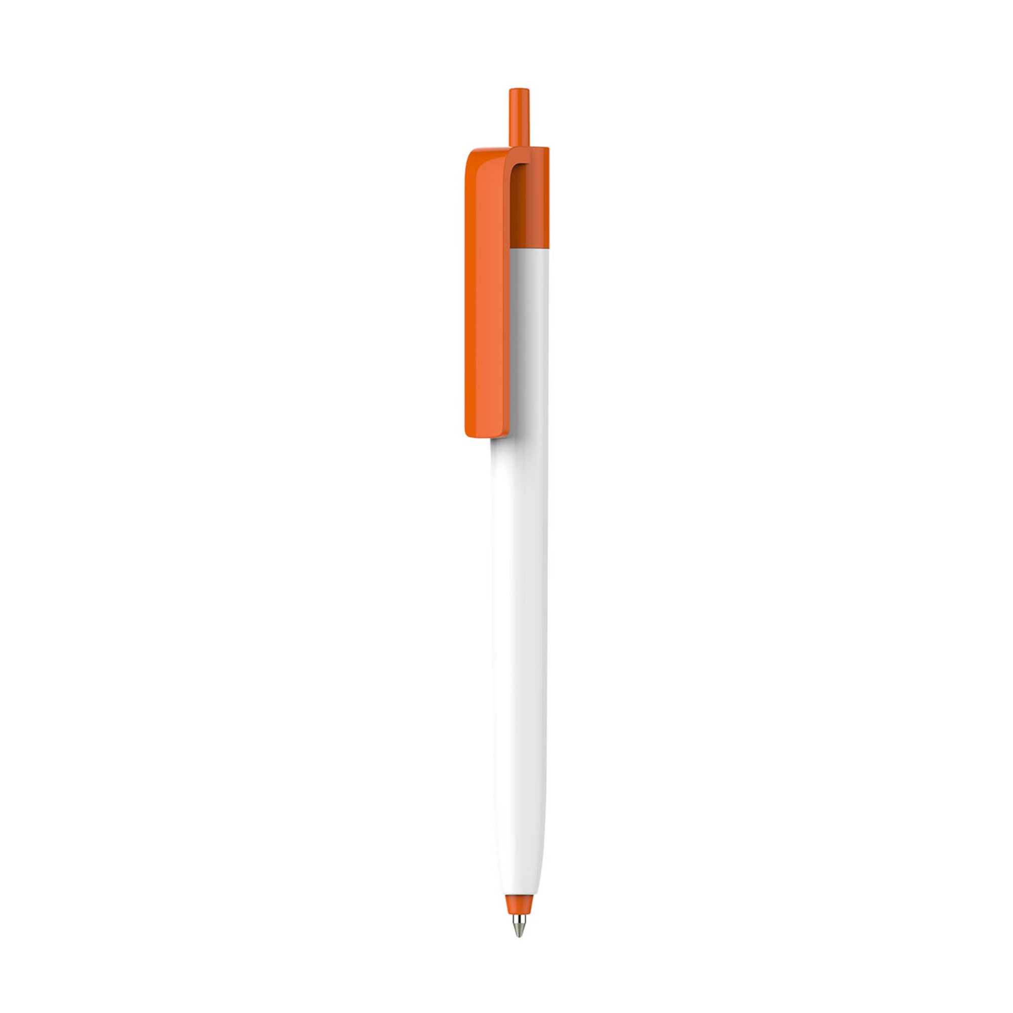 Push Button Pen - Creamy White Barrel - Image 2