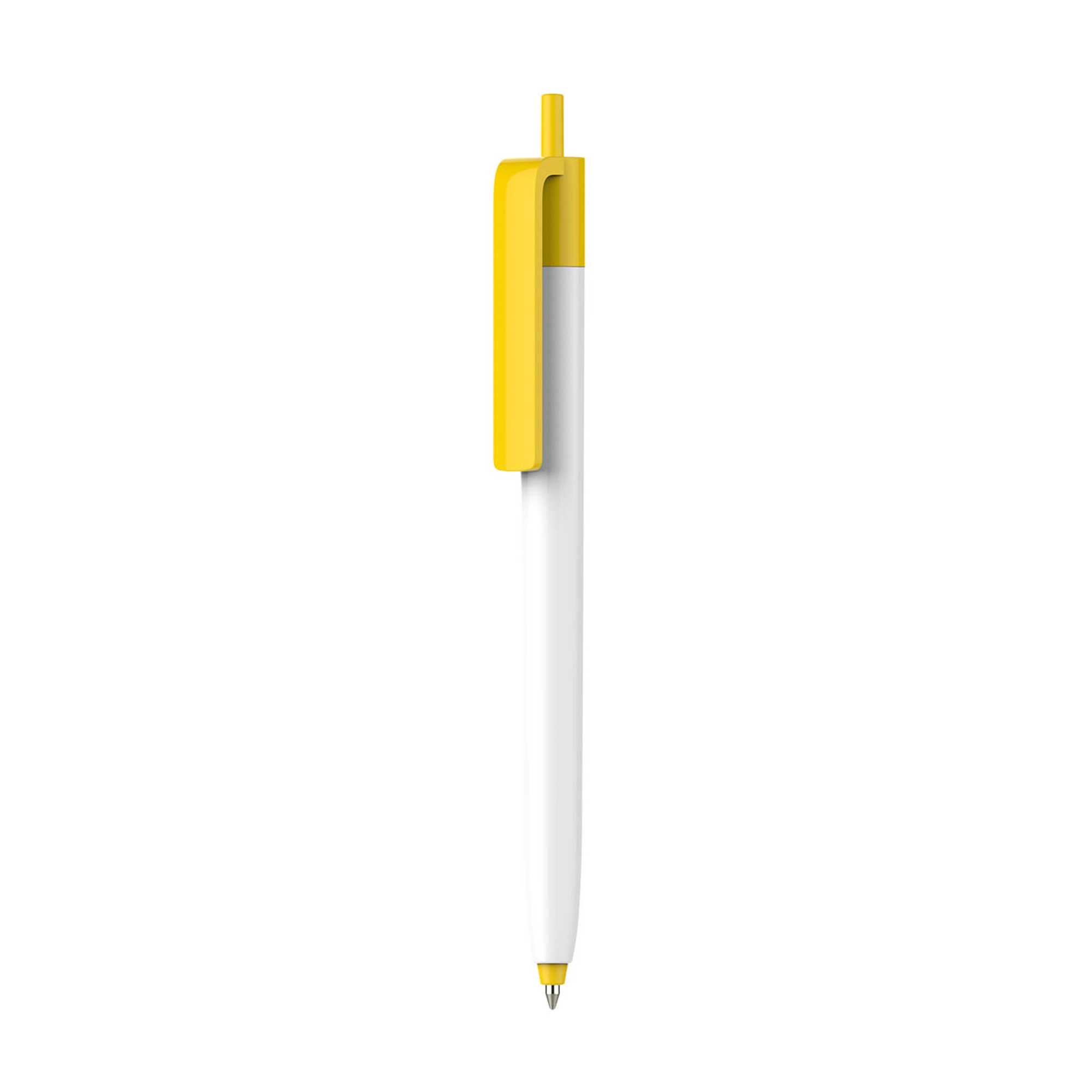 Push Button Pen - Creamy White Barrel - Image 5