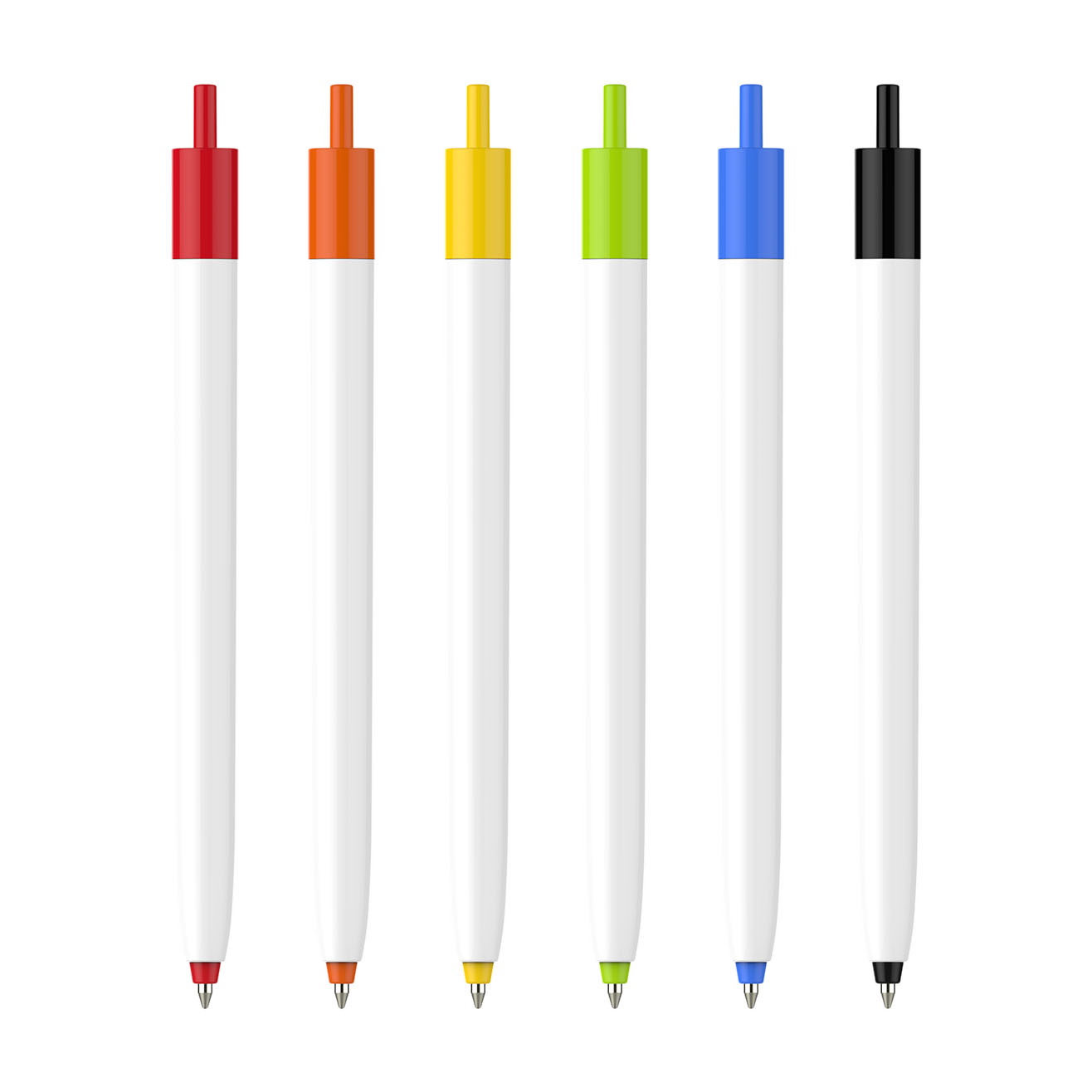Push Button Pen - Creamy White Barrel - Image 8
