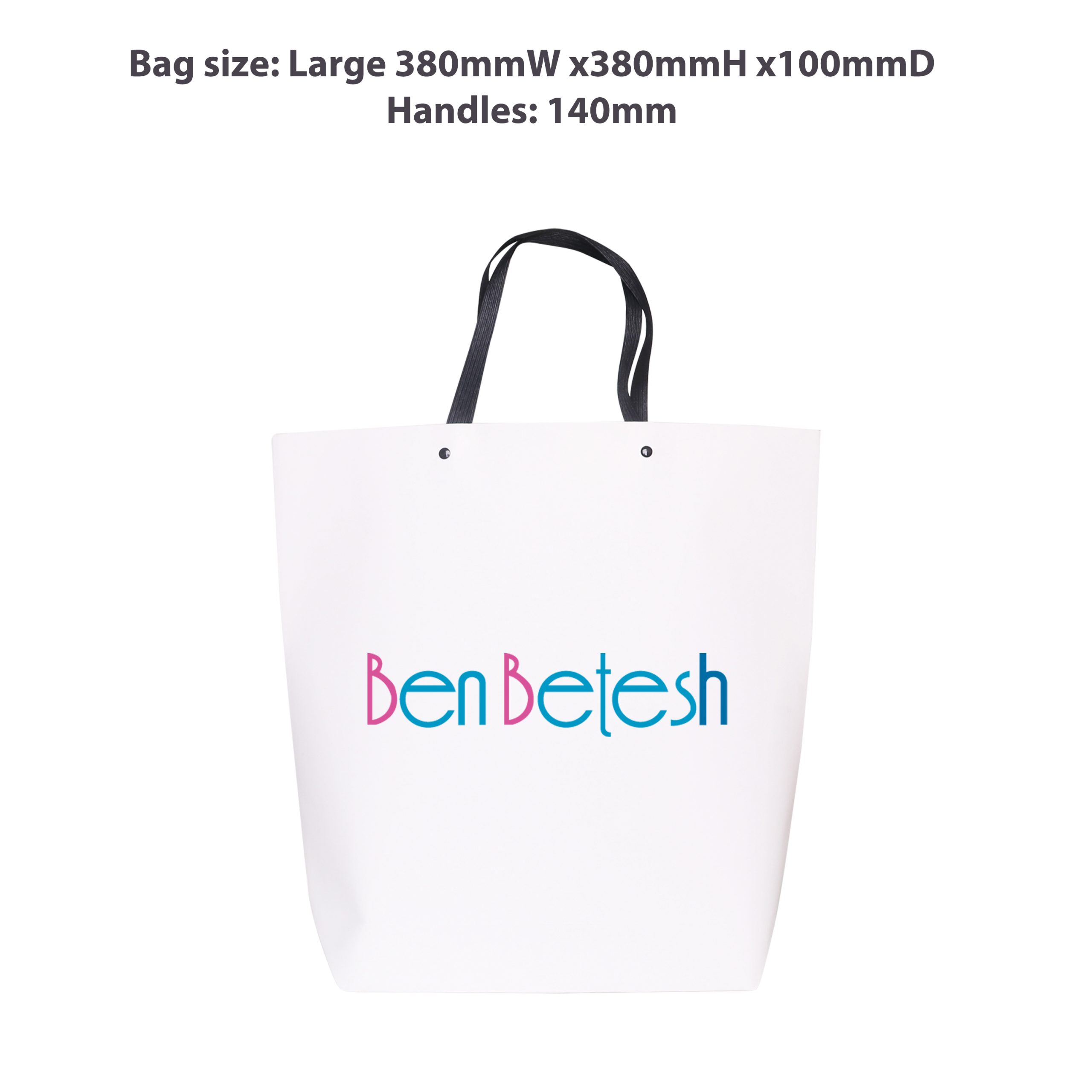 Large Boutique Paper Bag(380 x 380 x 100mm) - Image 3
