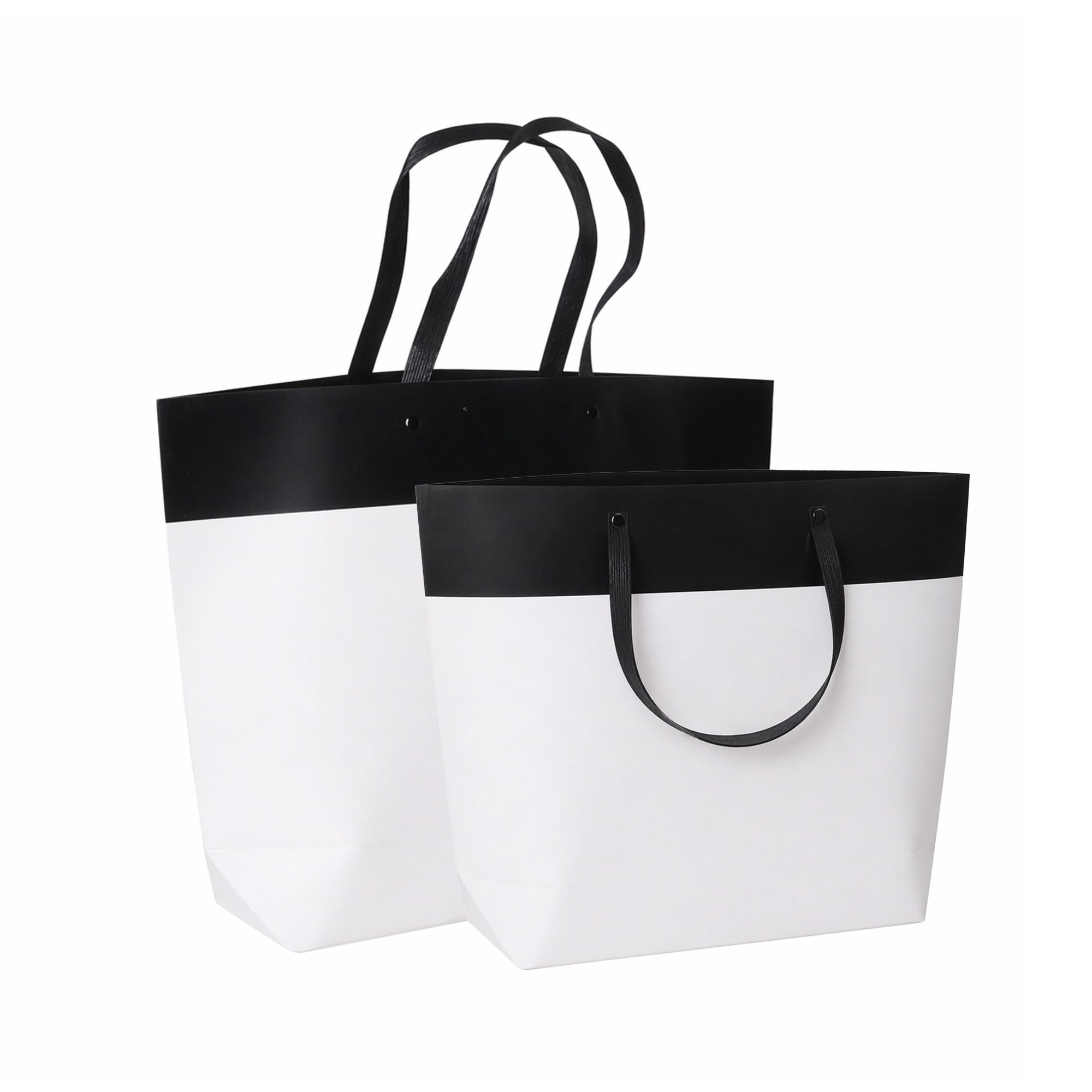 Small Black&White Boutique Paper Bag(330 x 250 x 80mm) - Image 5