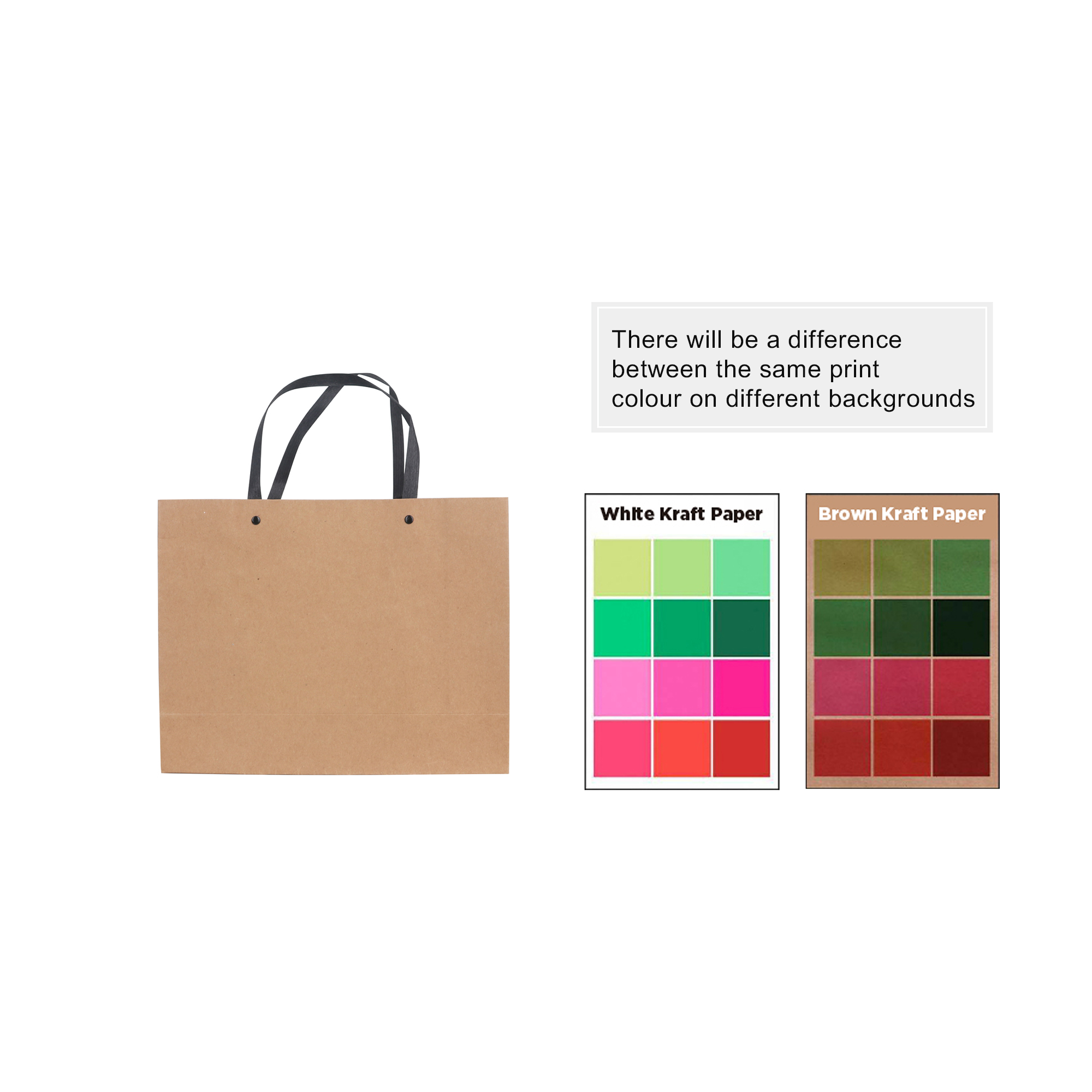 Medium Crosswise Paper Bag with Knitted Handle(320 x 250 x 110mm) - Image 5