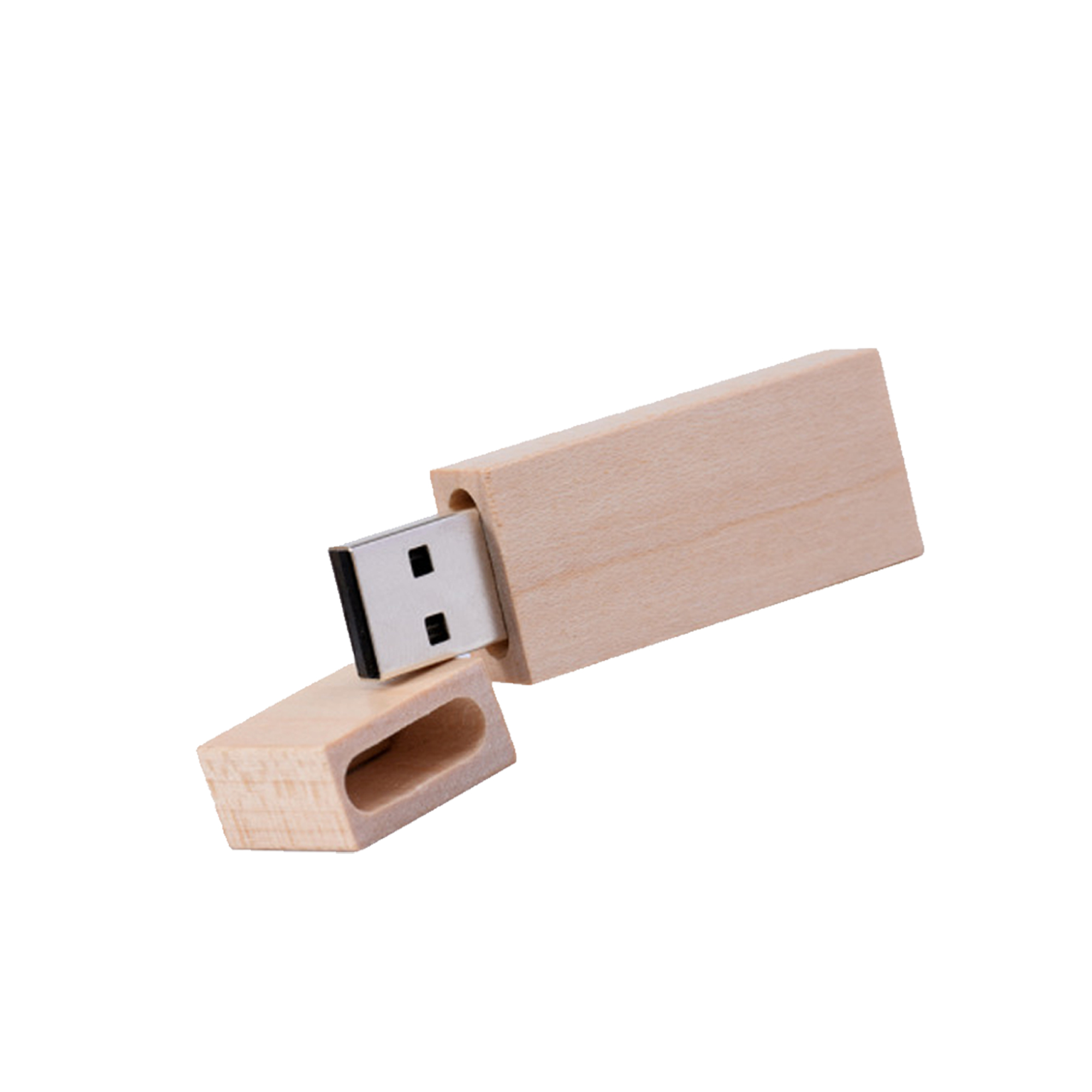 Rectangle Wooden Flash Drive - Image 3
