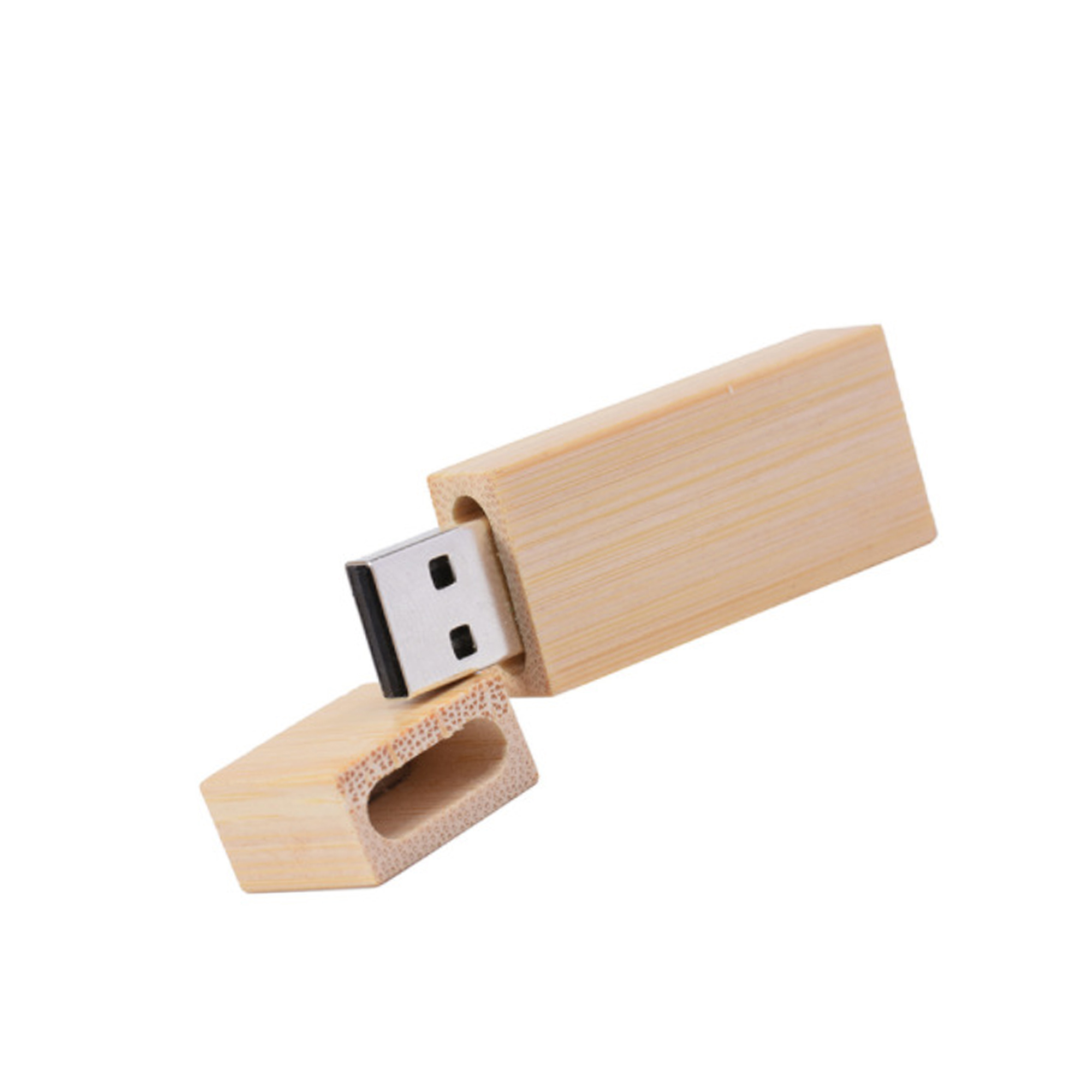 Rectangle Wooden Flash Drive - Image 2