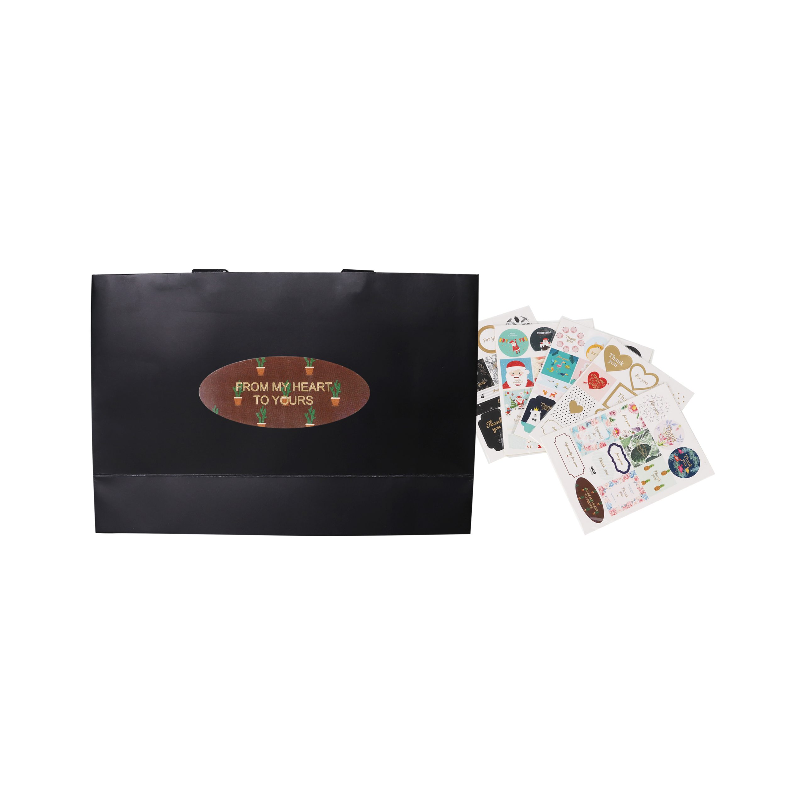 Small Paper Bag with Flat Handle(250 x 170 x 80mm) - Image 4