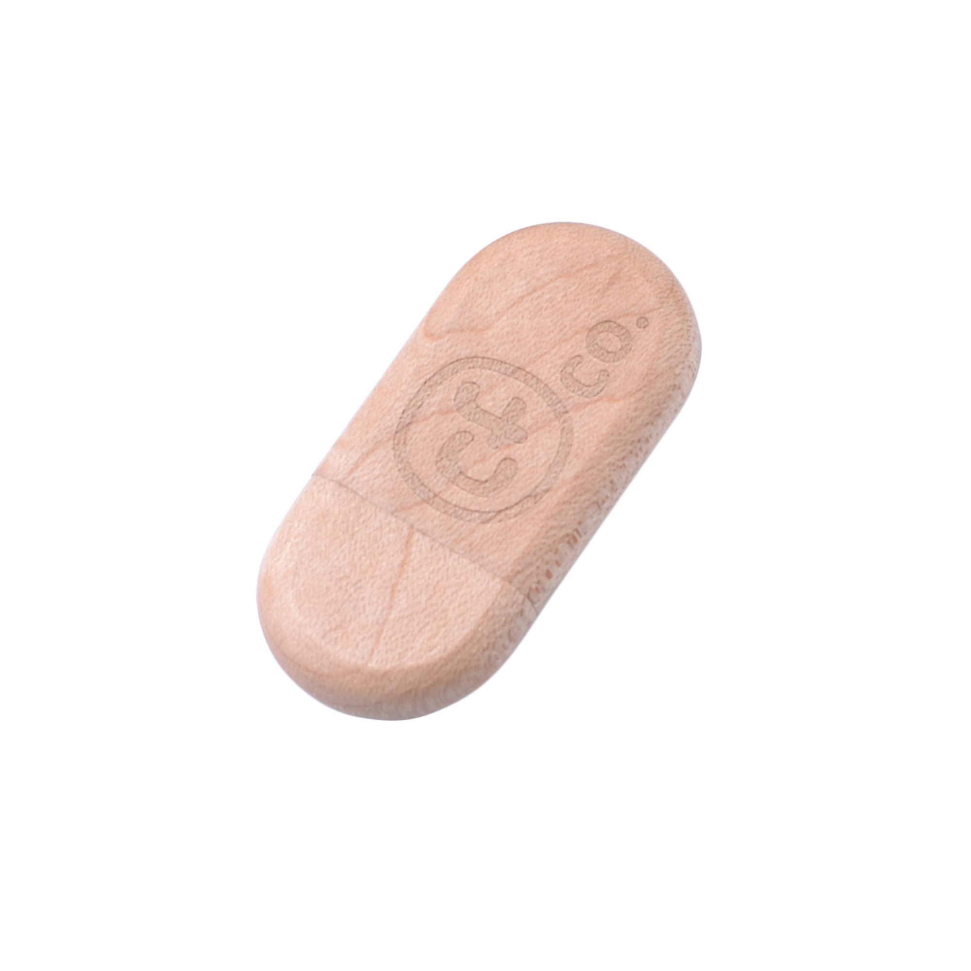 Oblong Wood Flash Drive - Image 3