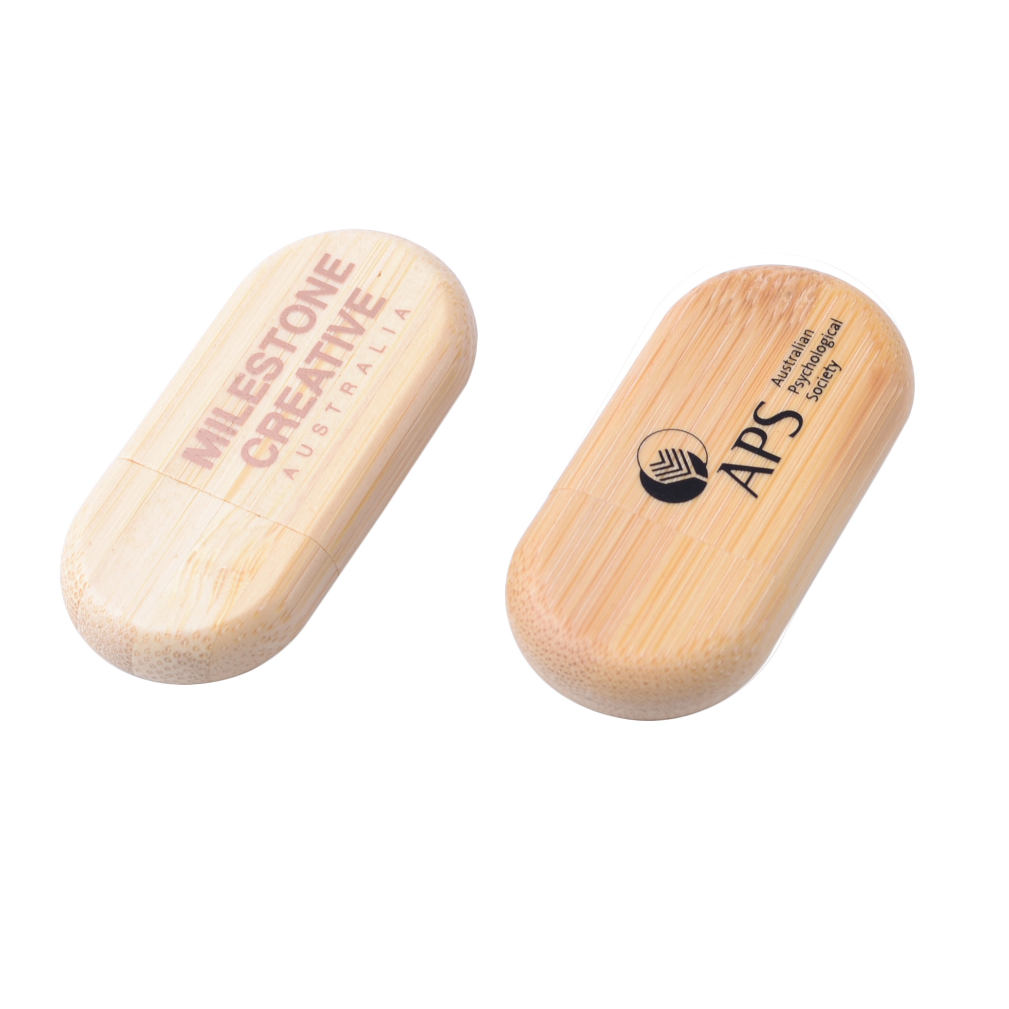 Oblong Wood Flash Drive - Image 8