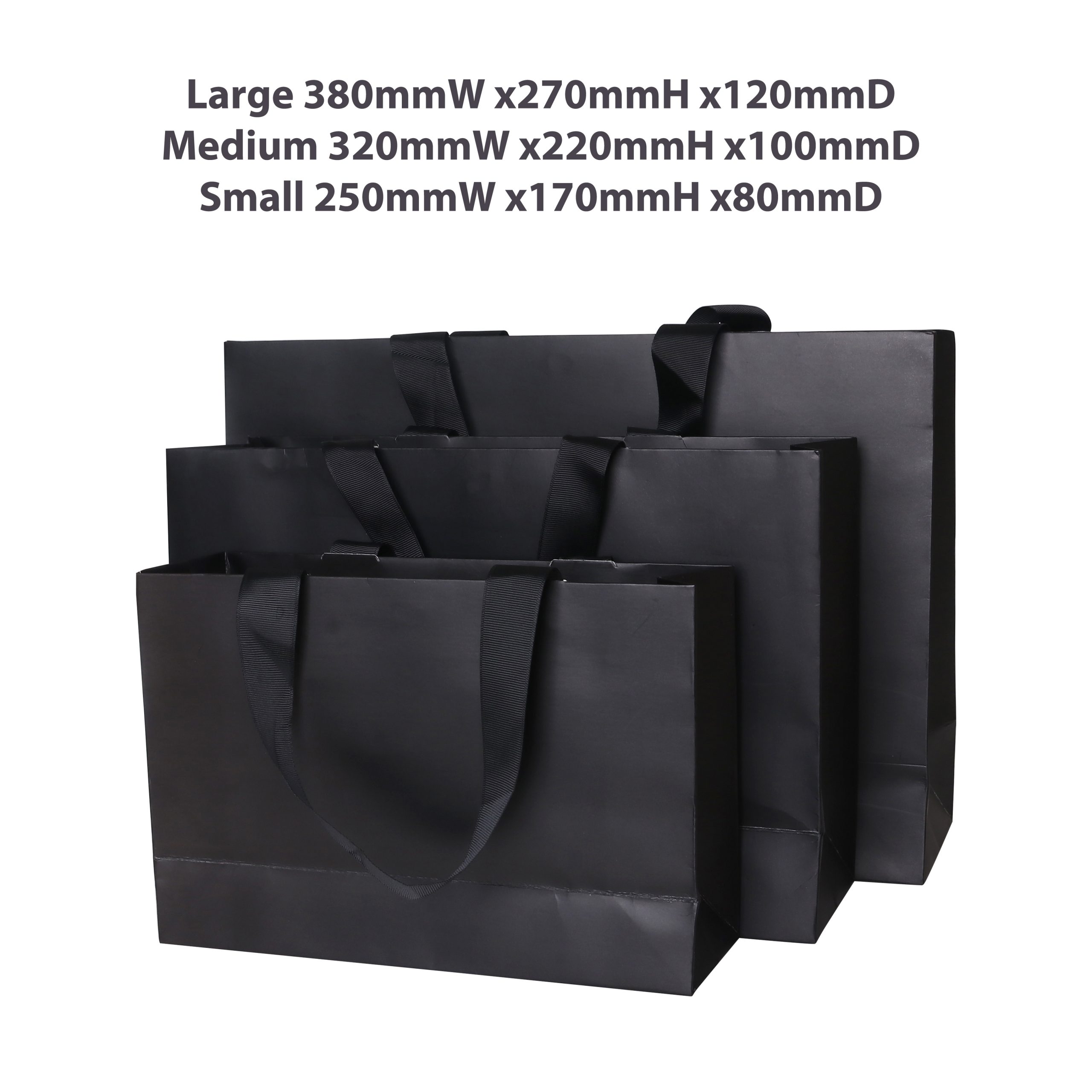 Medium Paper Bag with Flat Handle(320 x 220 x 100mm) - Image 10