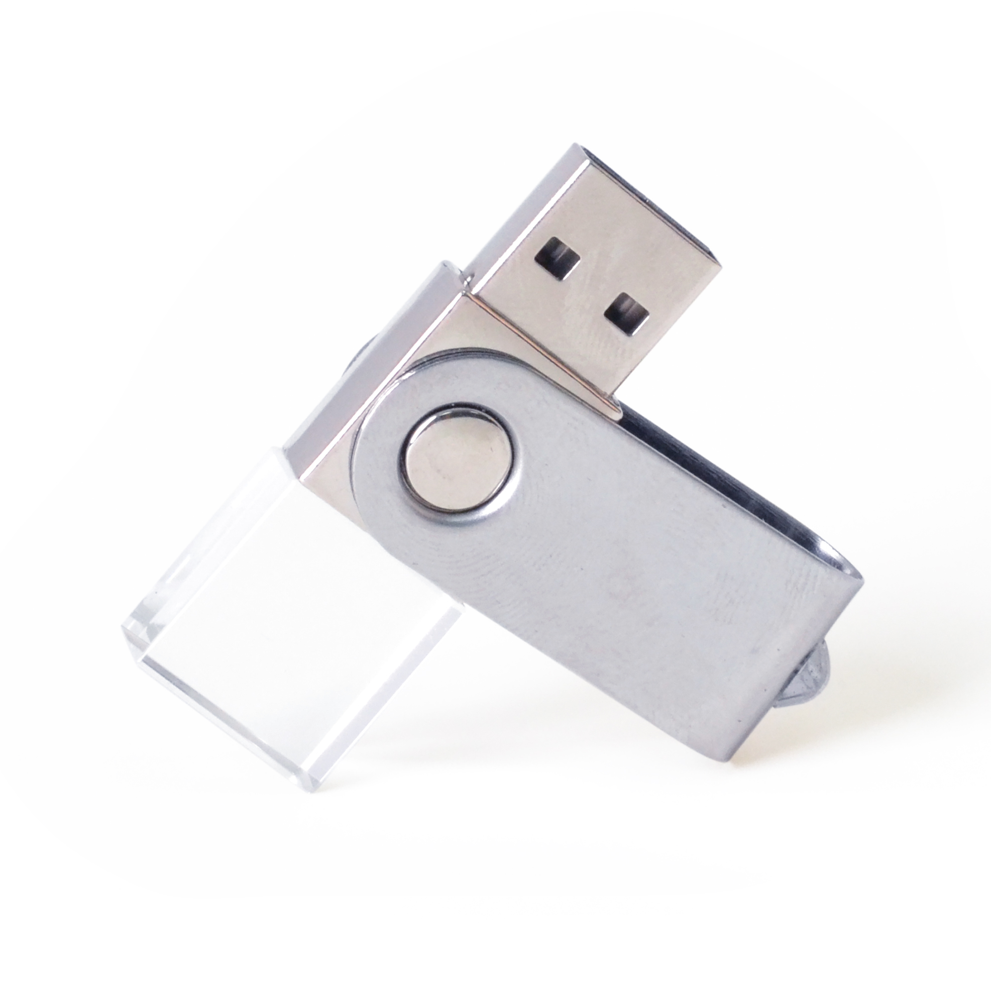 Mini Swivel Crystal Flash Drive - Image 3