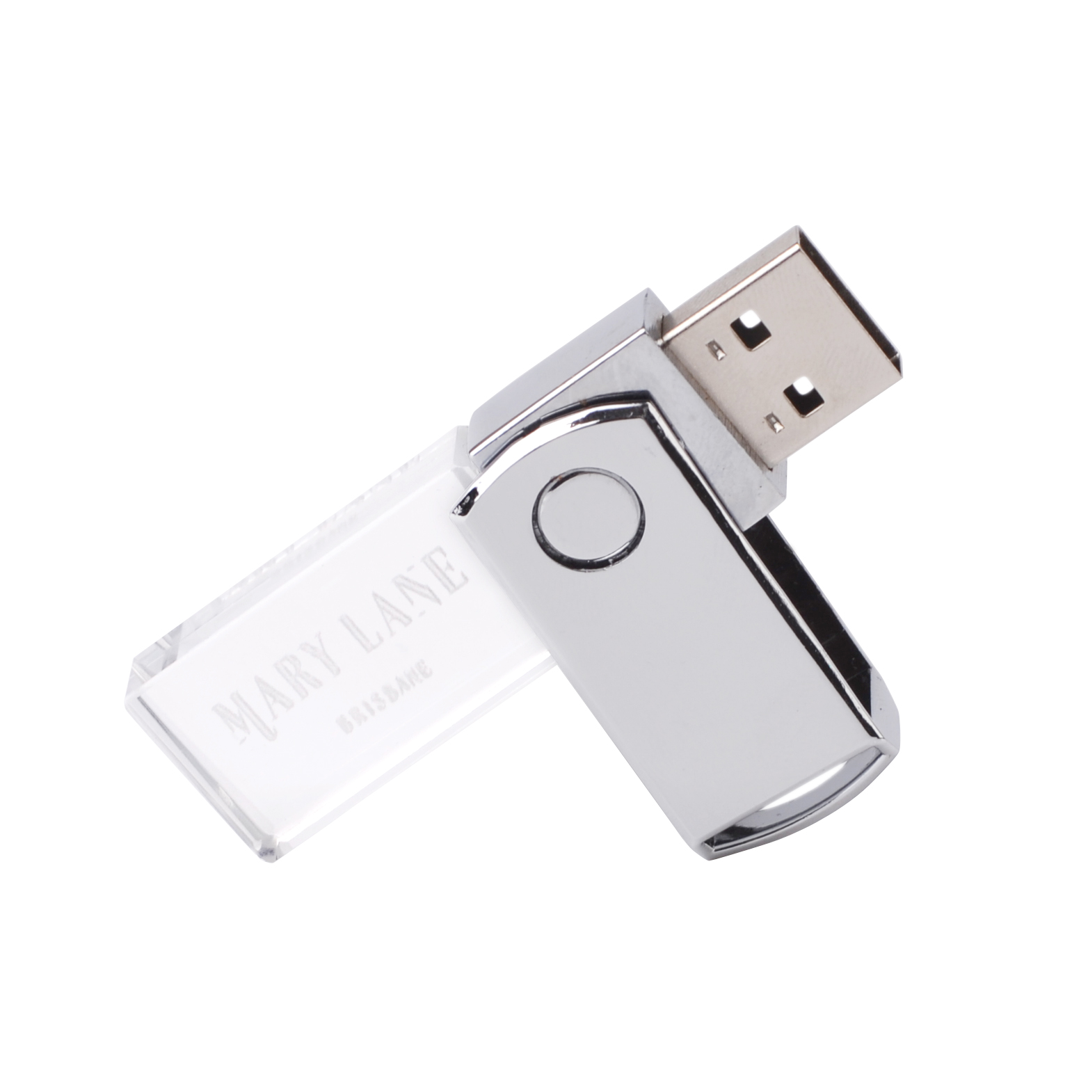 Swivel Crystal Flash Drive - Image 3