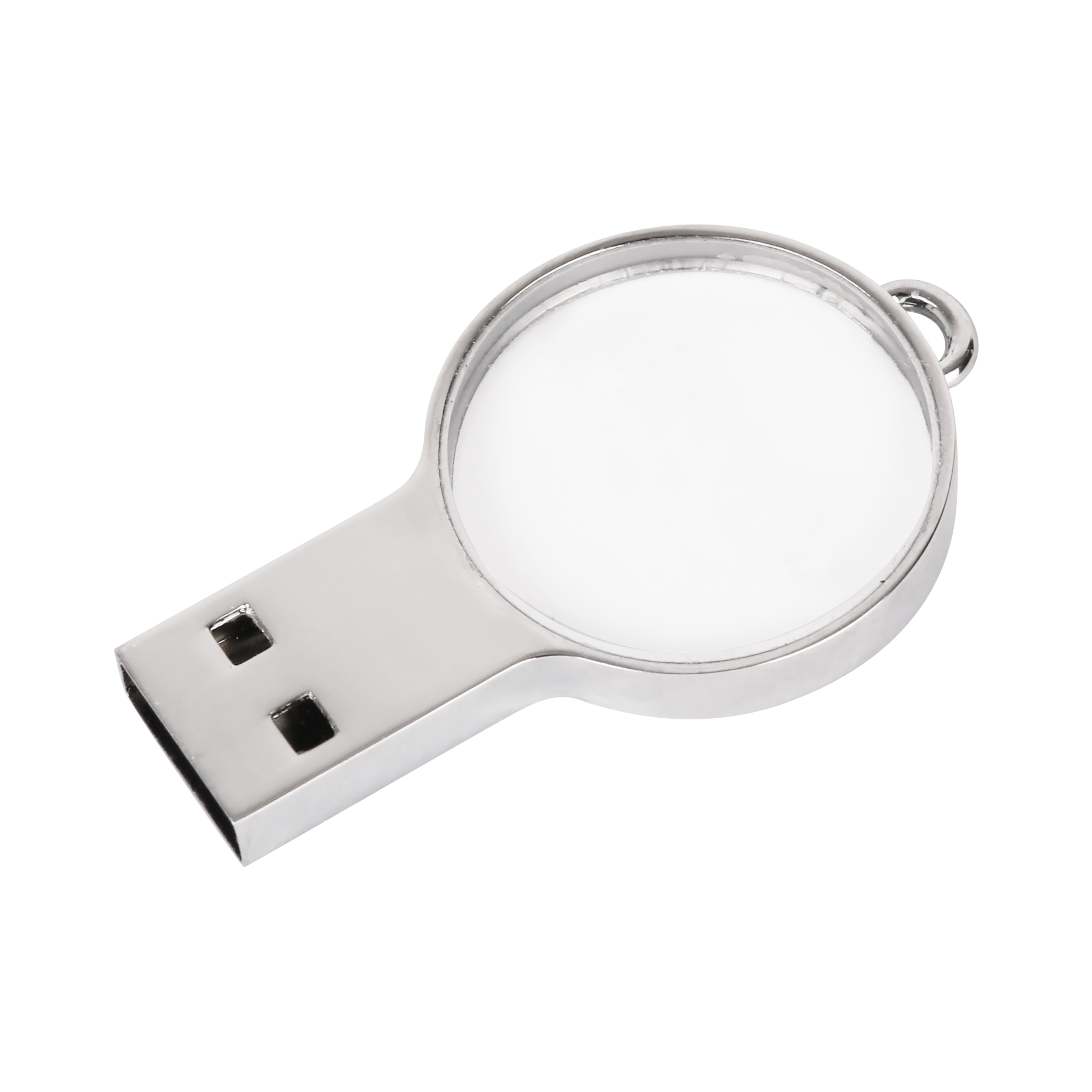 Mini Round Crystal Flash Drive - Image 2