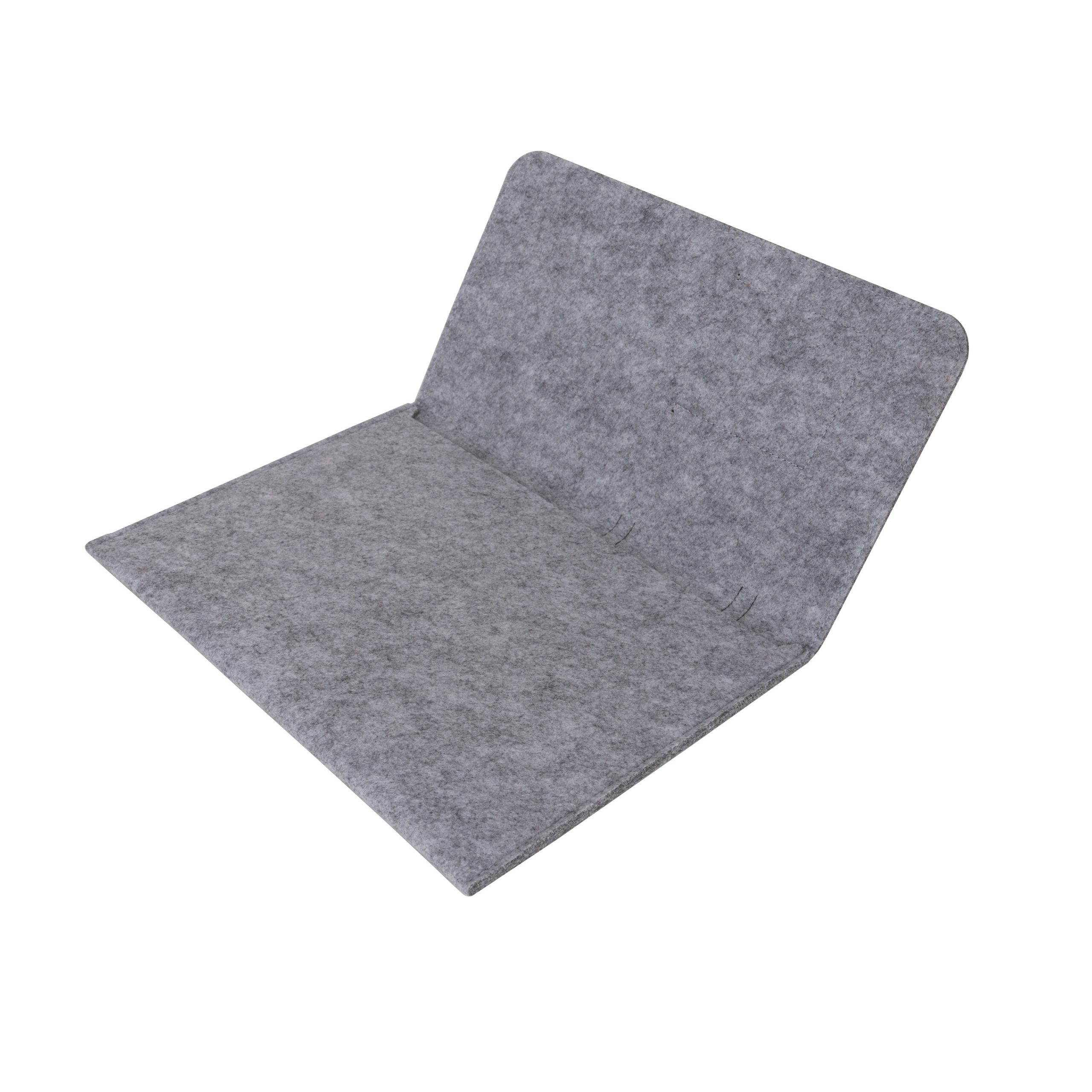 Small Grey Felt File Pouch - Image 2