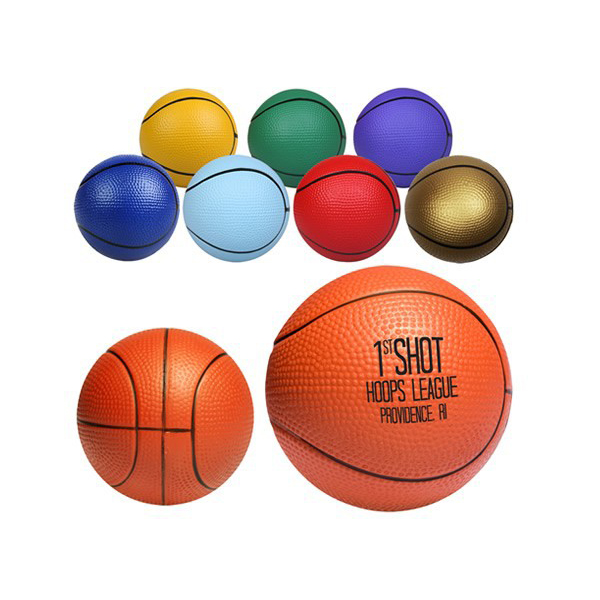 63mm Basketball Shape Stress Reliever - Image 2