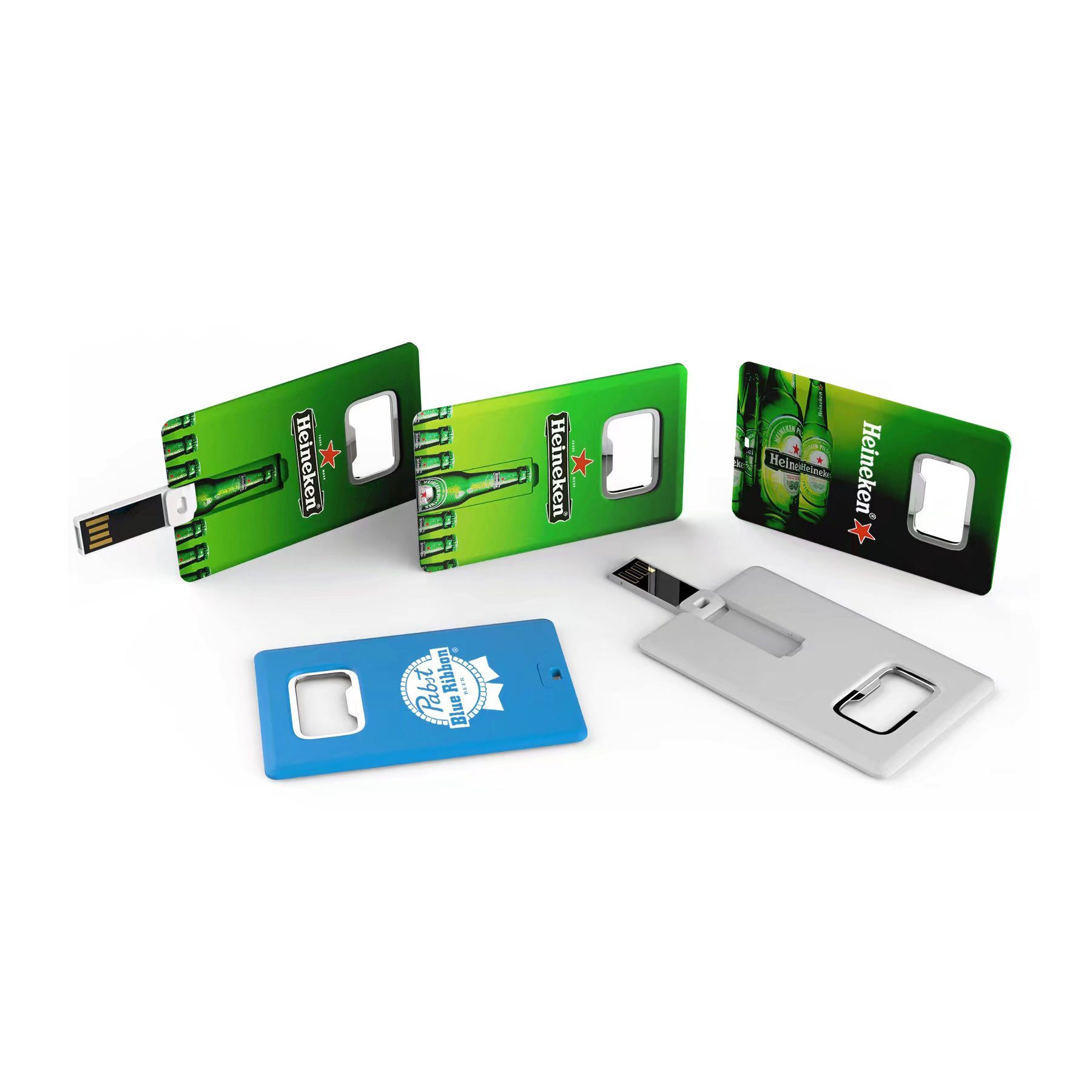 Card Shape Bottle Opener Flash Drive - Image 5