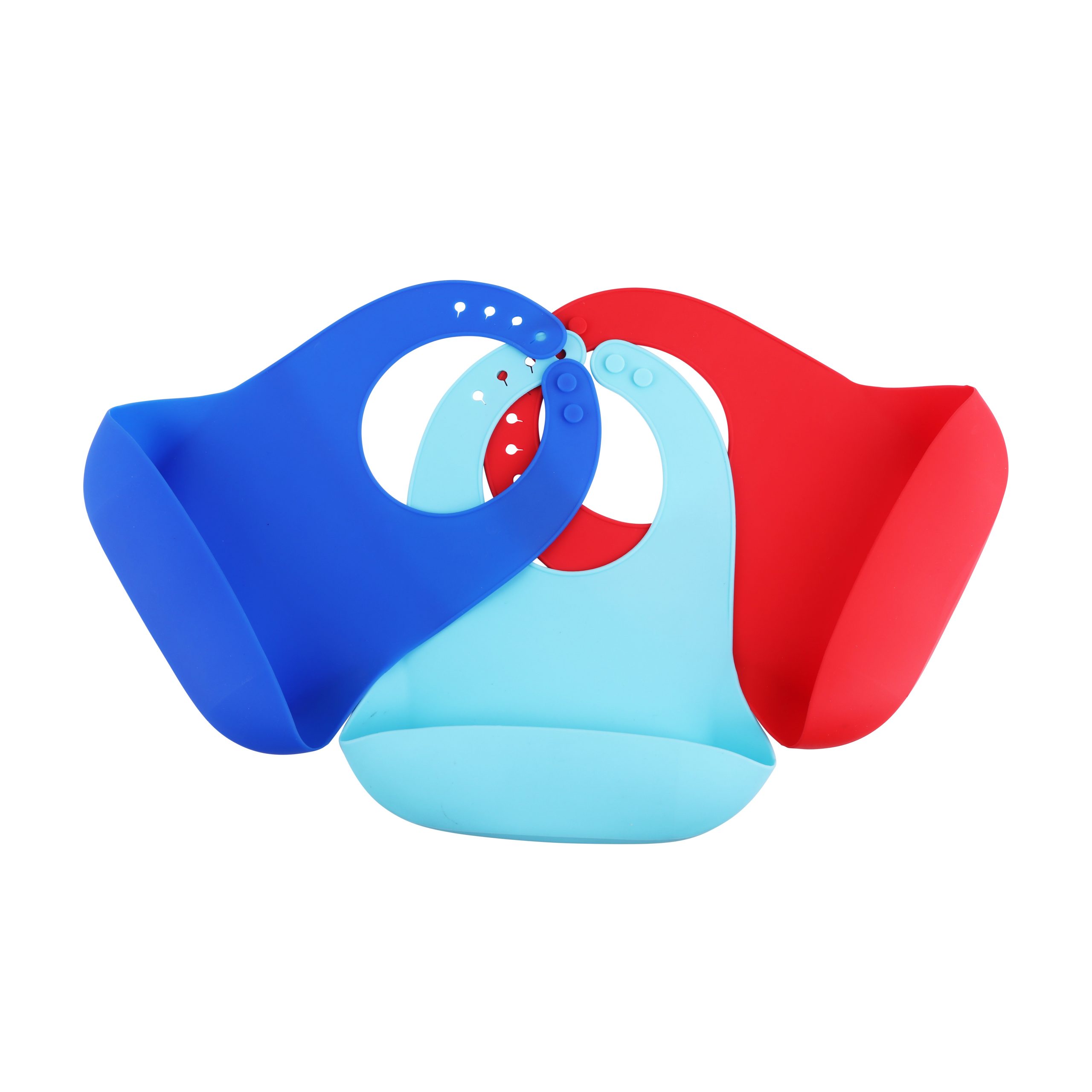Silicone Bib with Snap Closure - Image 3