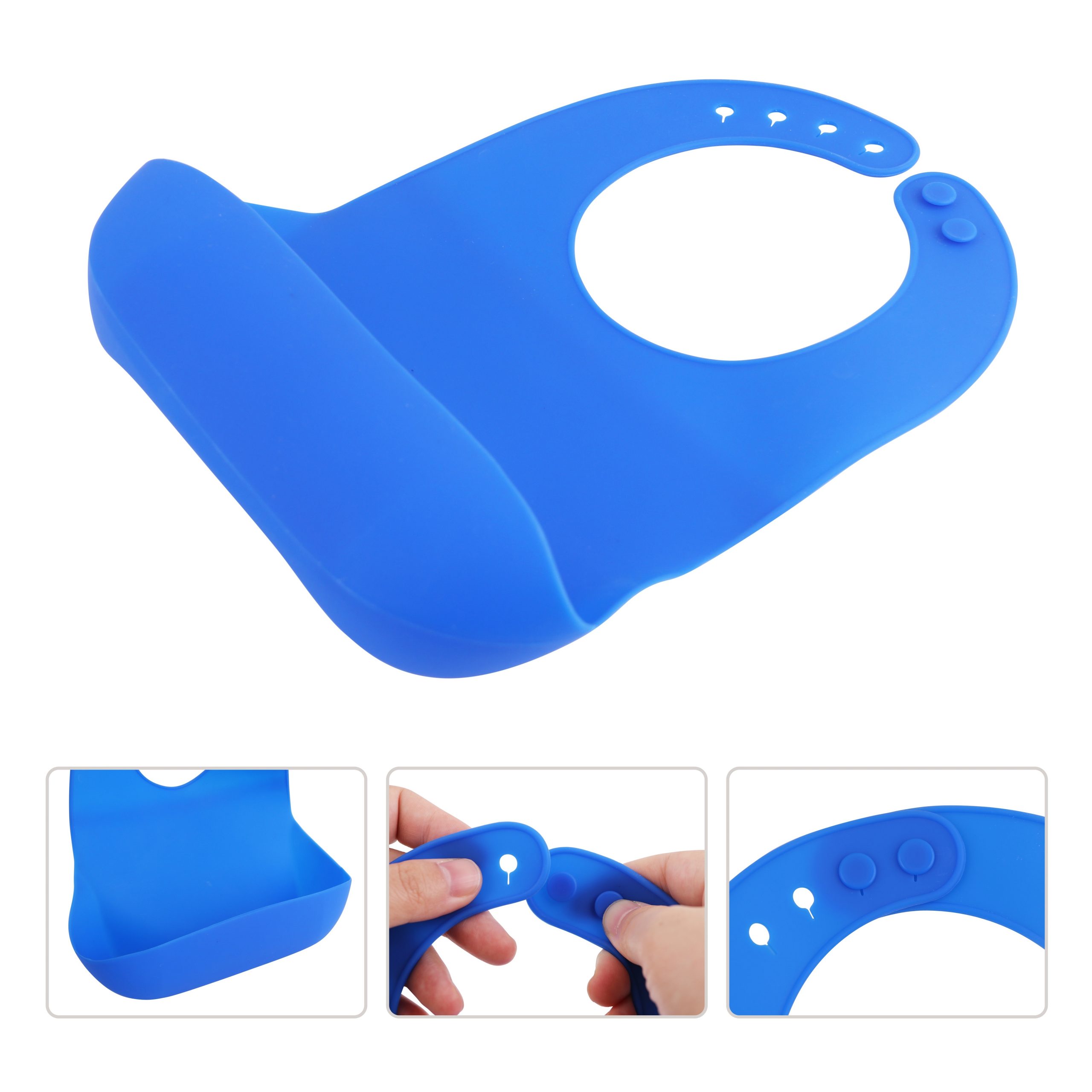 Silicone Bib with Snap Closure - Image 7