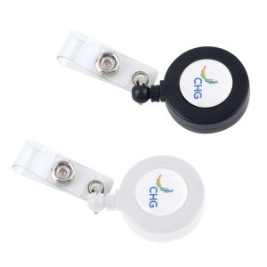 Round Retractable Card Holder
