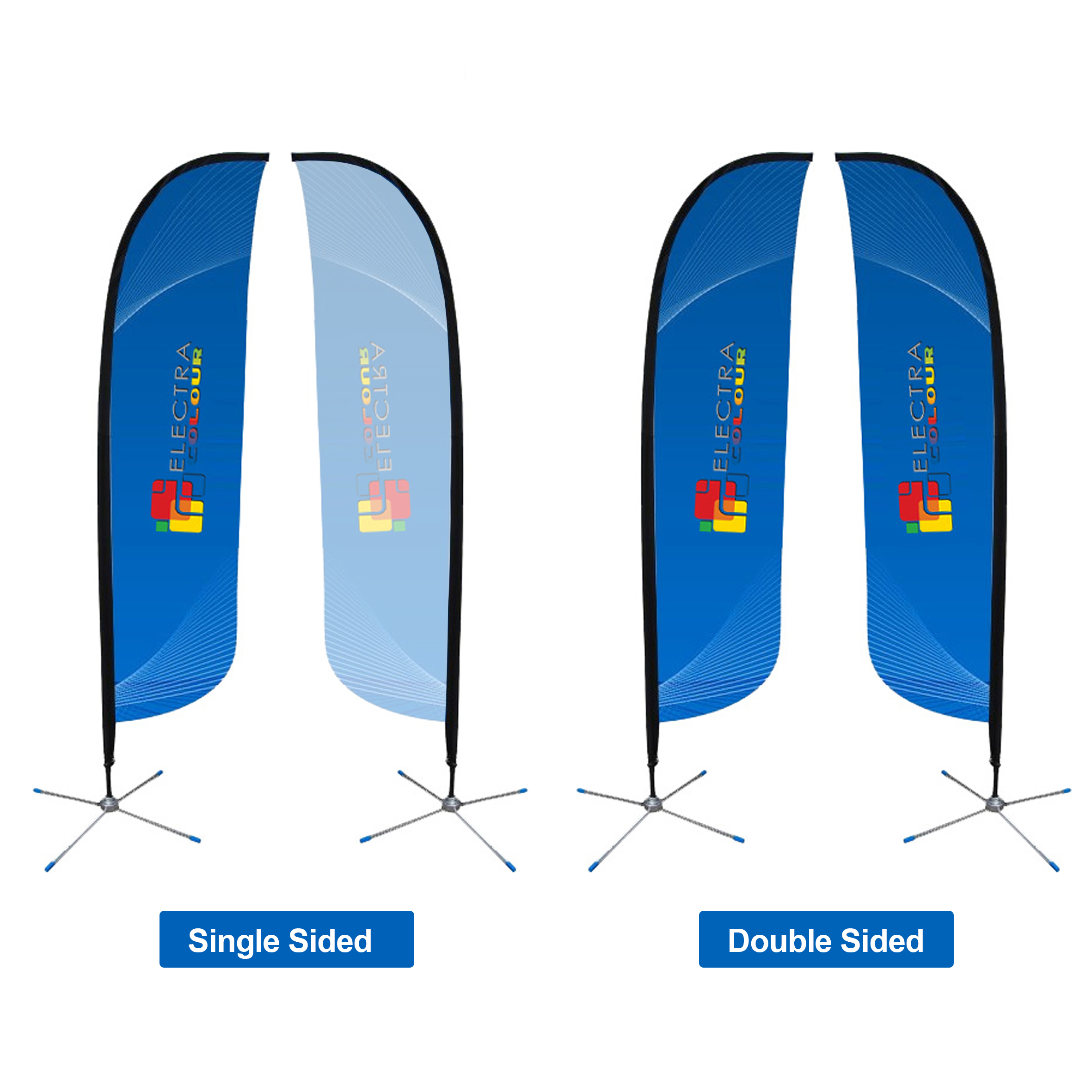 Large(80.5*400cm) Convex Feather Banners 15ft - Image 4