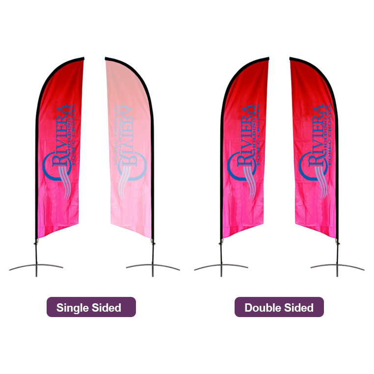 Large(80.5*400cm) Angled Feather Banners 15ft - Image 4