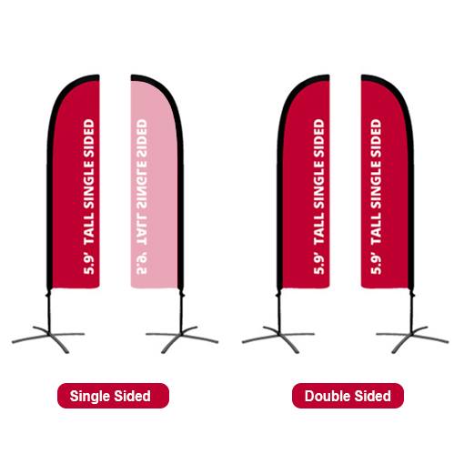 Medium(70.4*300cm) Straight Feather Banners 13ft - Image 4