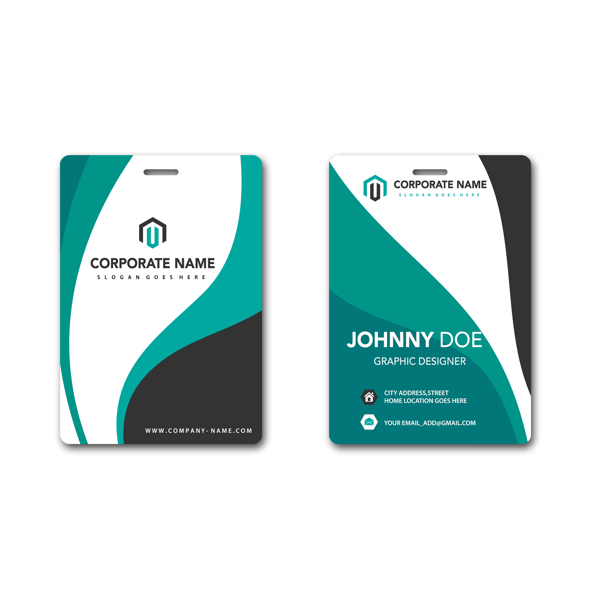 Large Unique Printed Name Tag (90 x 130 mm) - Image 4