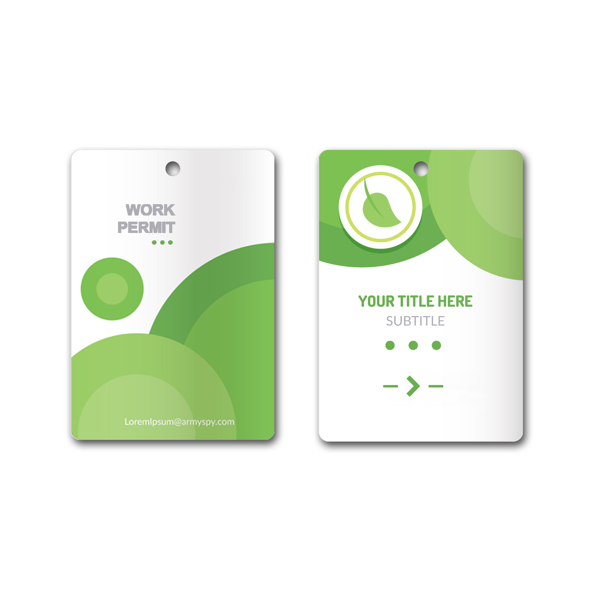 Large Unique Printed Name Tag (90 x 130 mm) - Image 5