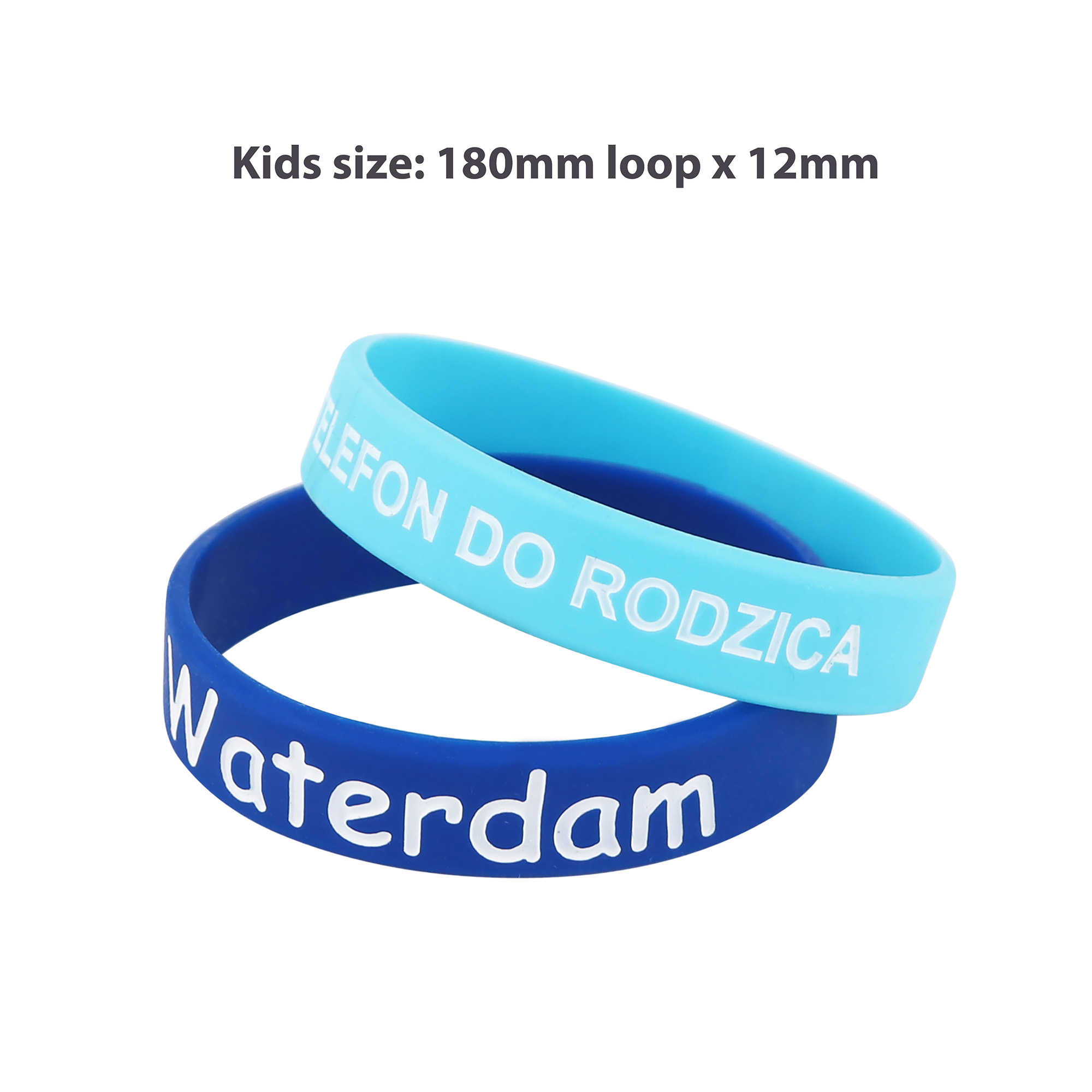 Debossed Colour Filled Wristband - Image 3