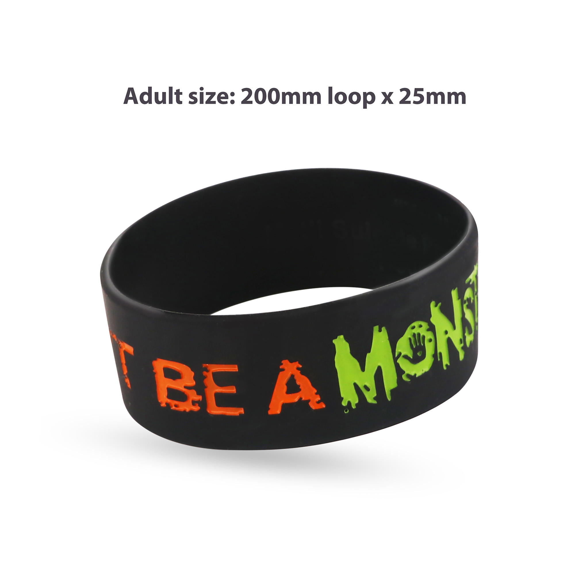 Debossed Colour Filled Wristband - Image 4