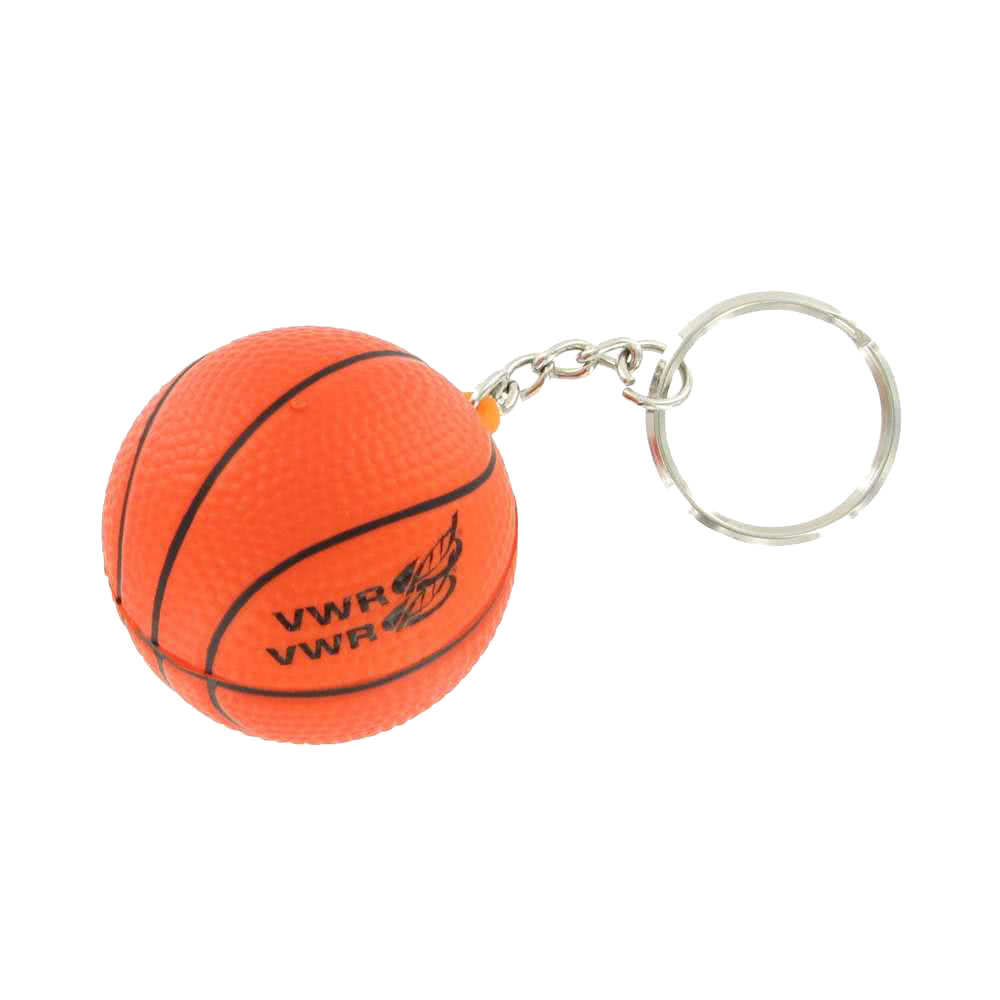Keyring with Basketball Stress Item - Image 3