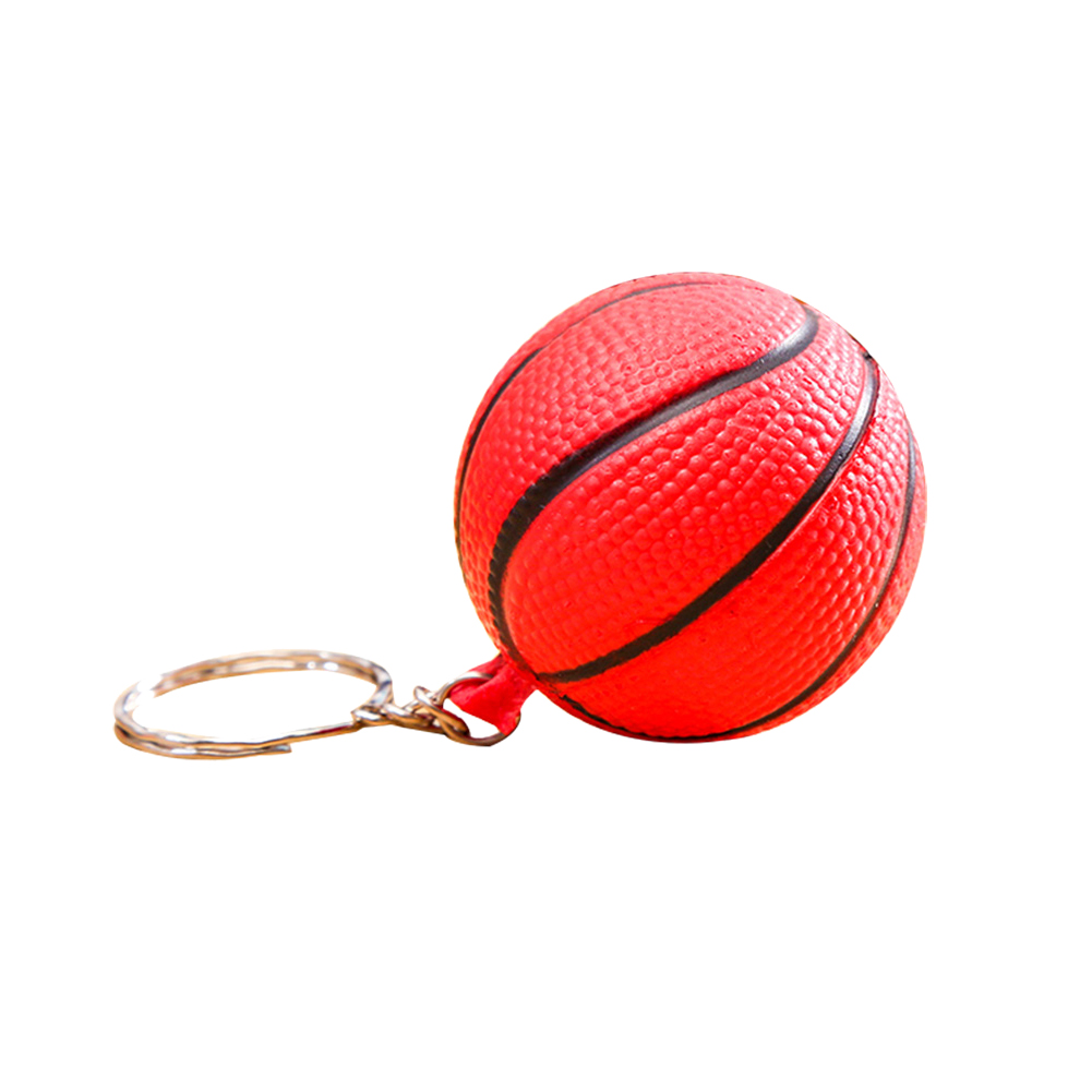 Keyring with Basketball Stress Item - Image 5