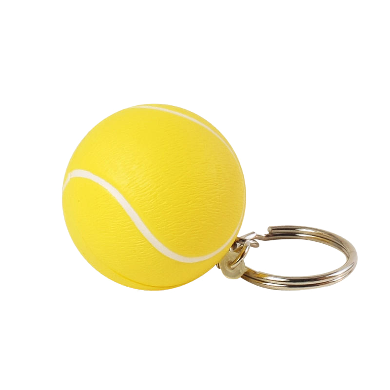 Keyring with Tennis Ball Stress Item - Image 3