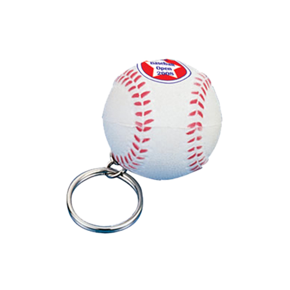 Keyring with Baseball Stress Reliever - Image 5