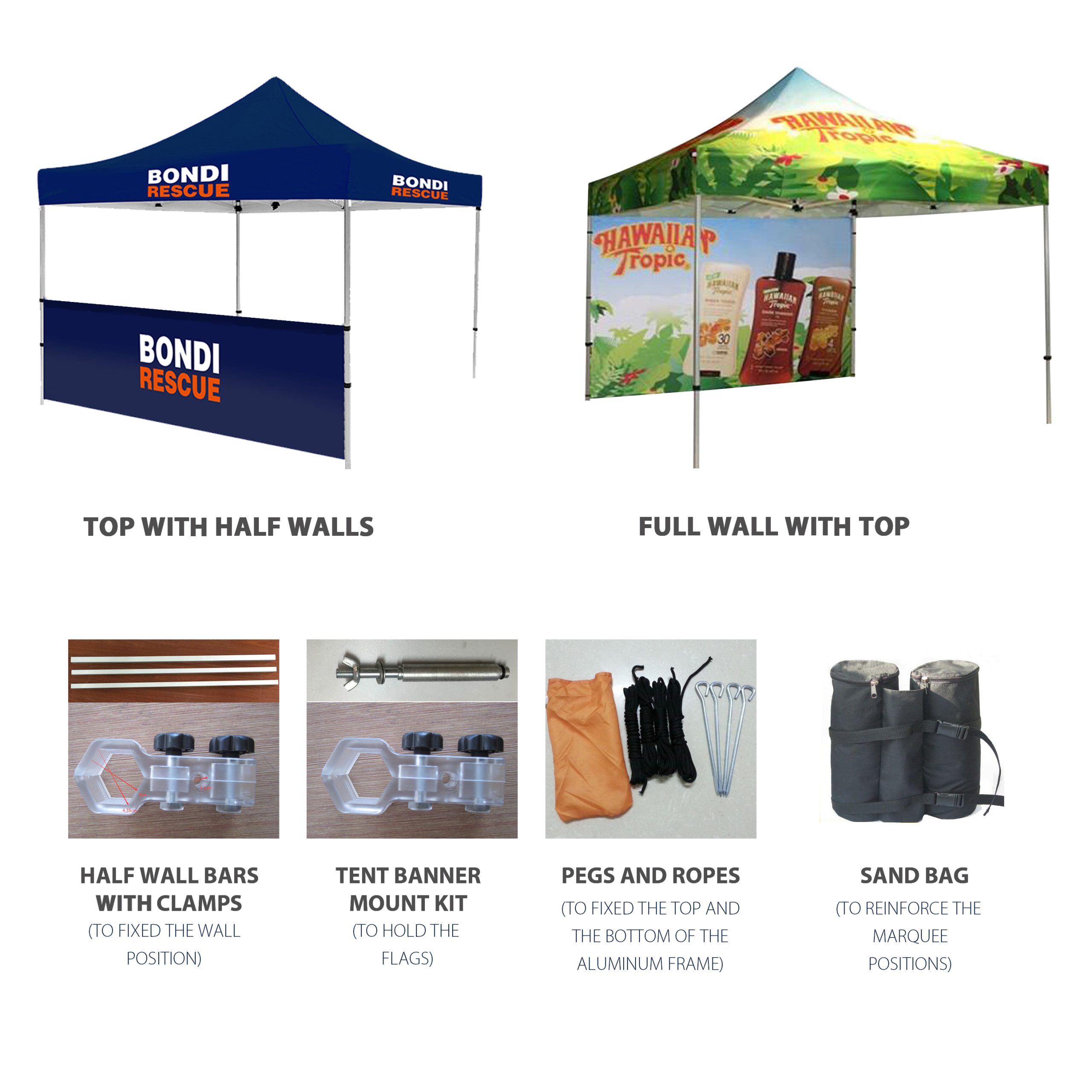 3*3m Regular Marquee 10x10ft - Image 2