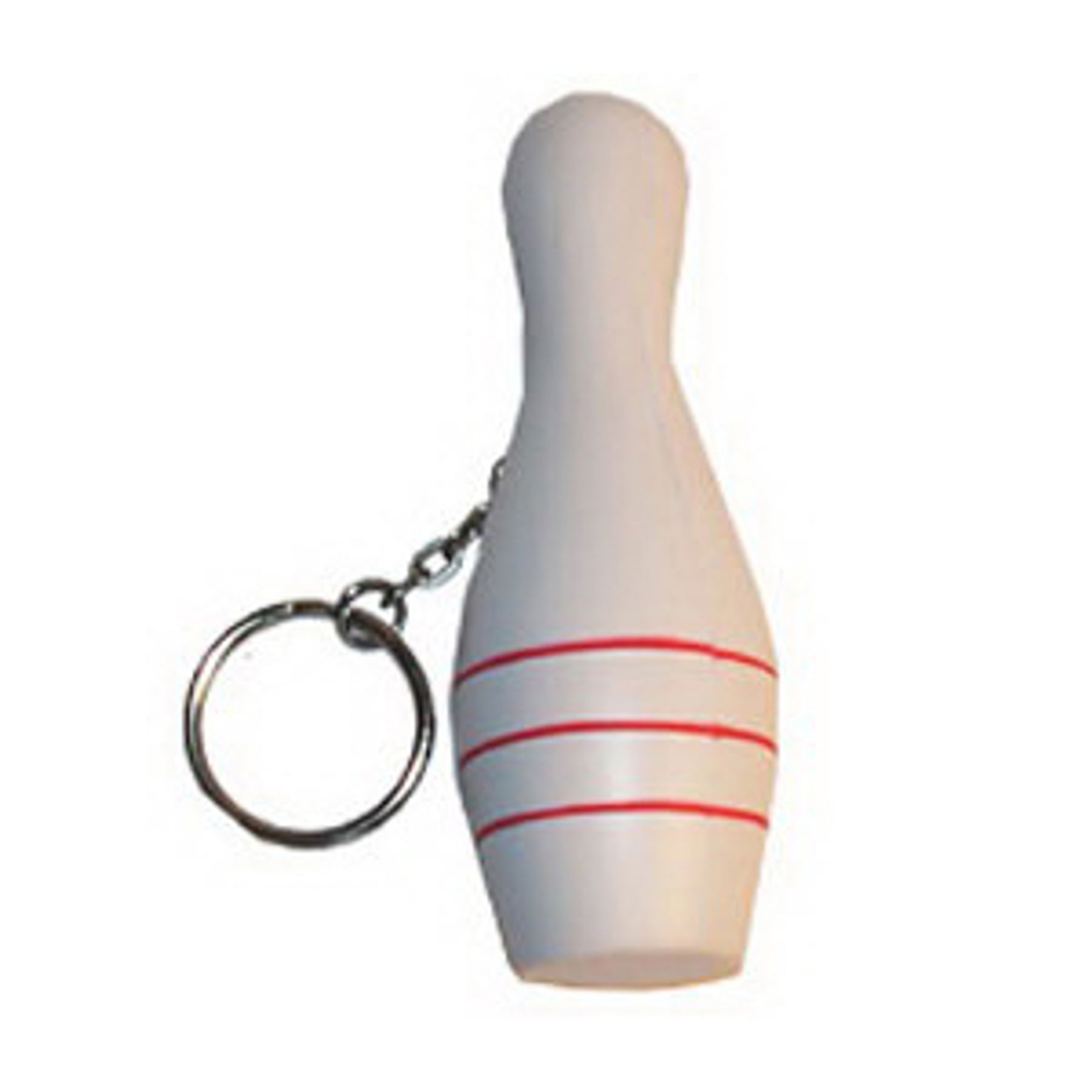 Keyring with Bowling Pin Stress Reliever - Image 2